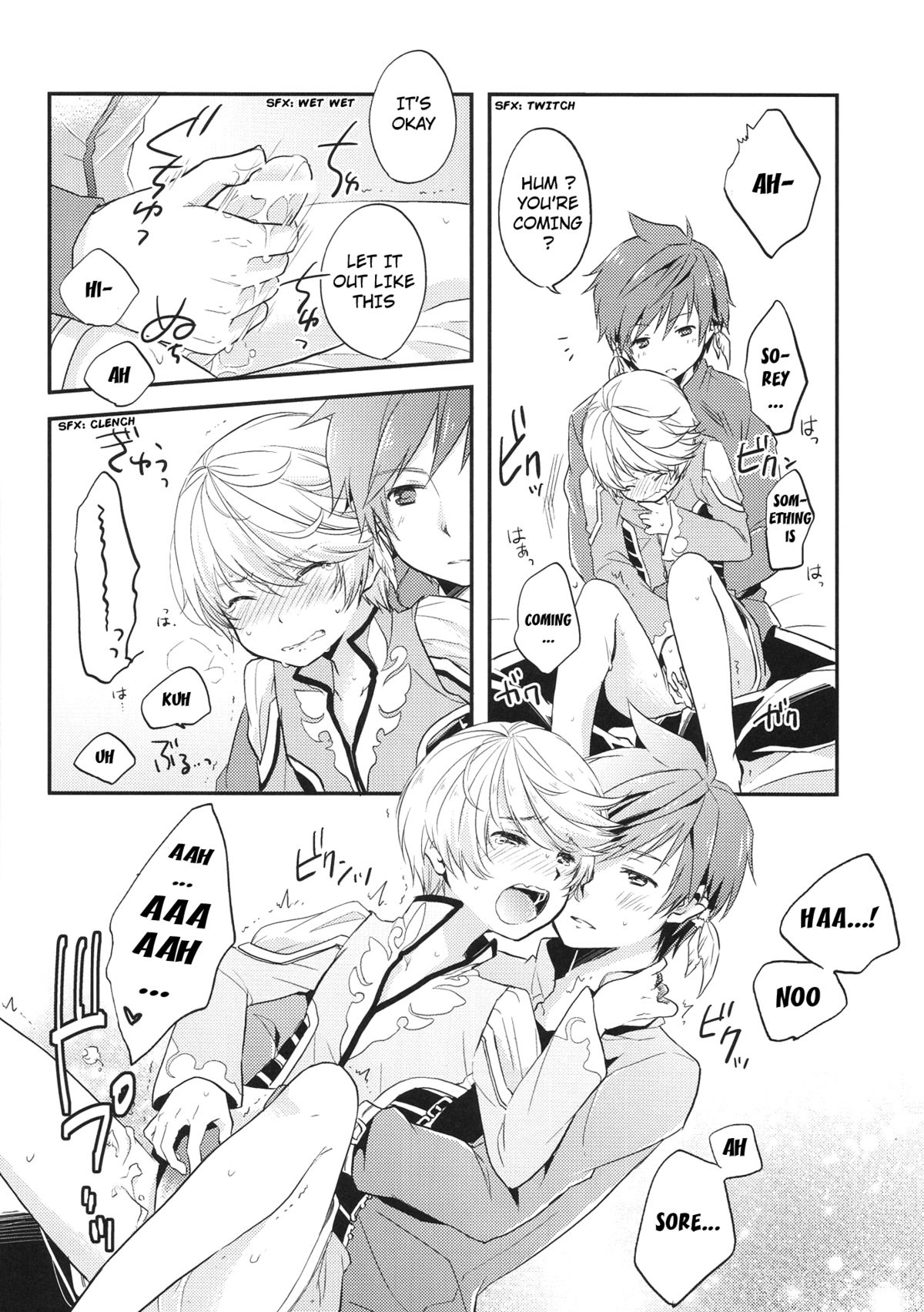 (HaruCC20) [DearMyFriends (Yukako)] Datte Dare mo Oshiete Kurenai | That's because nobody taught me (Tales of Zestiria) [English] [Doushi no Jikan Scanlations] page 14 full