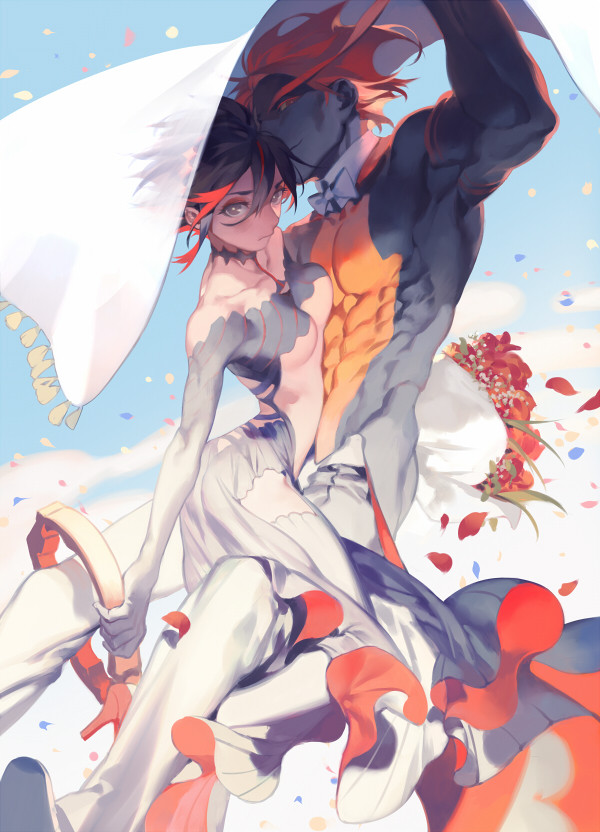 [Sanbonzakura] Senketsu X Ryuuko Wedding Artbook (KILL la KILL) [Sample] page 15 full