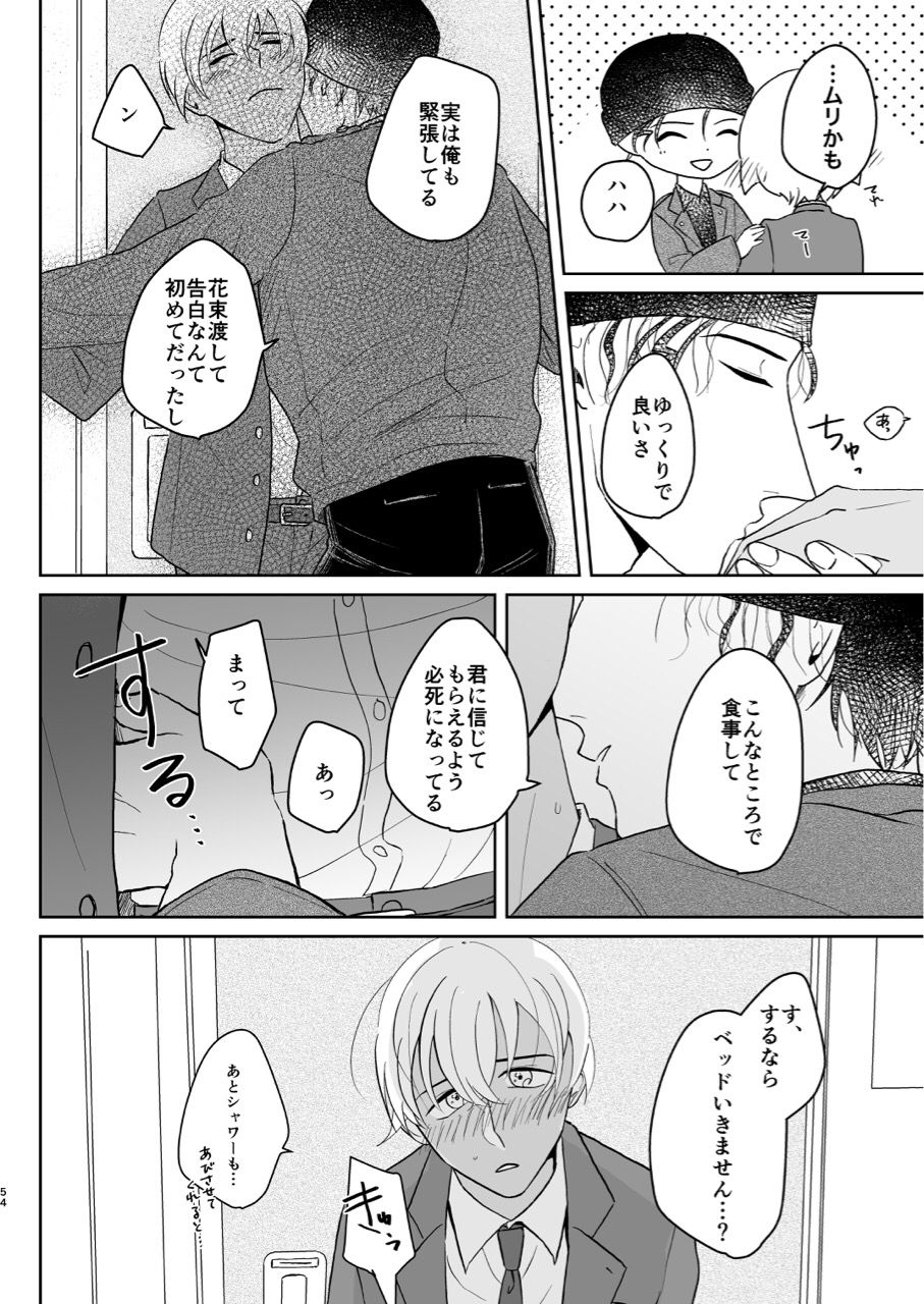 (Chou Himitsu no Ura Kagyou 2019) [Tori Sankaku (Piyodo)] Kore wa Shigoto Janai (Meitantei Conan) page 53 full