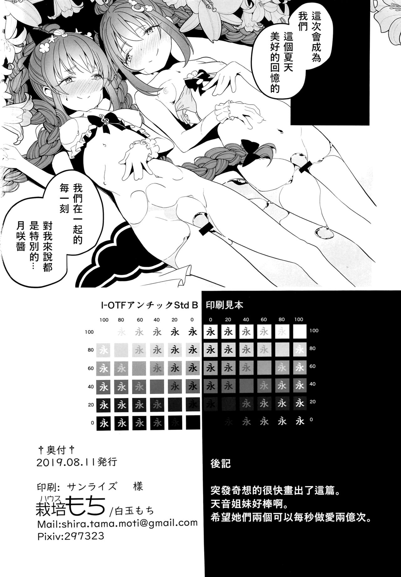 (C96) [House Saibai Mochi (Shiratama Moti)] Mizugi no Yuuwaku (Puella Magi Madoka Magica Side Story: Magia Record) [Chinese] [v.v.t.m汉化组] page 20 full