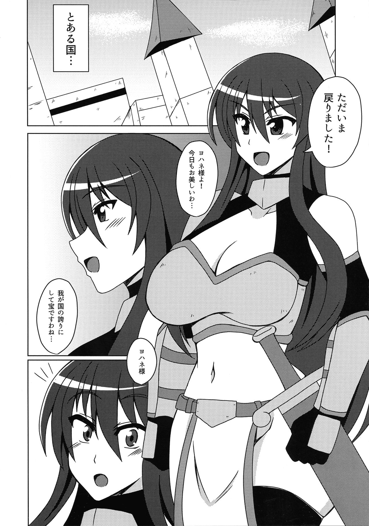 (C97) [ETERNAL WORLD (zero)] Hime Kishi Yohane no Himegoto page 4 full