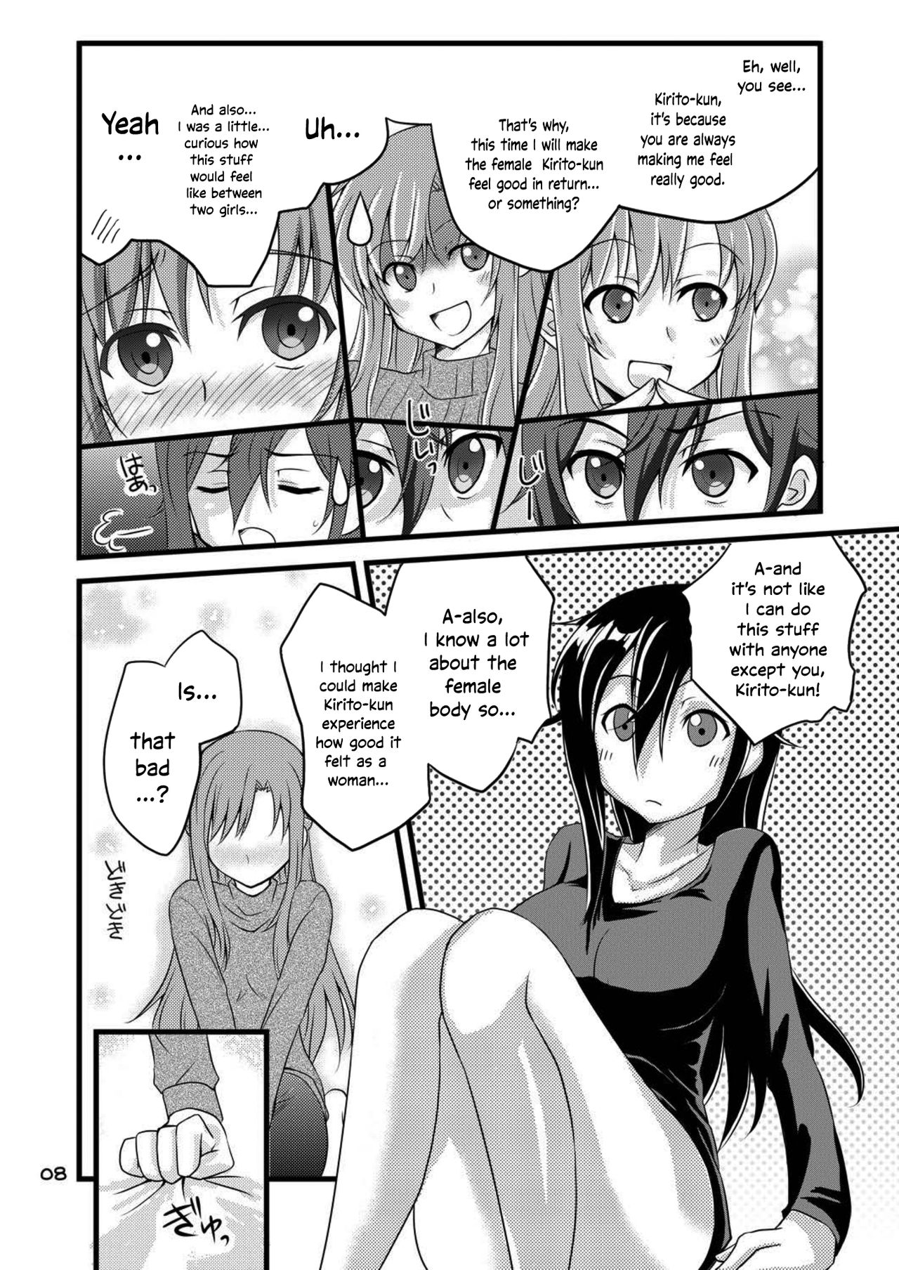 [AQUA SPACE (Asuka)] Kiriko-chan to Asobou! | Let's play with Kiriko-chan! (Sword Art Online) [English] [EHCOVE] [Digital] page 8 full