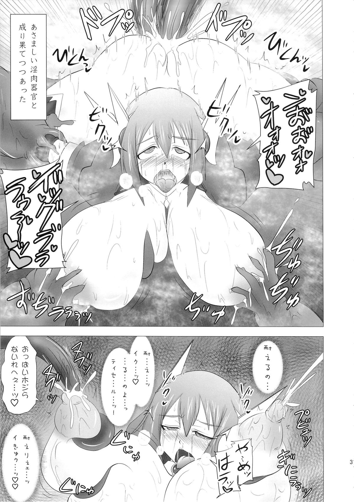 (C86) [FONETRASON (Ryutou)] Shield Knight Elsain Vol. 16 Mushibami no Inshuu Hana page 30 full