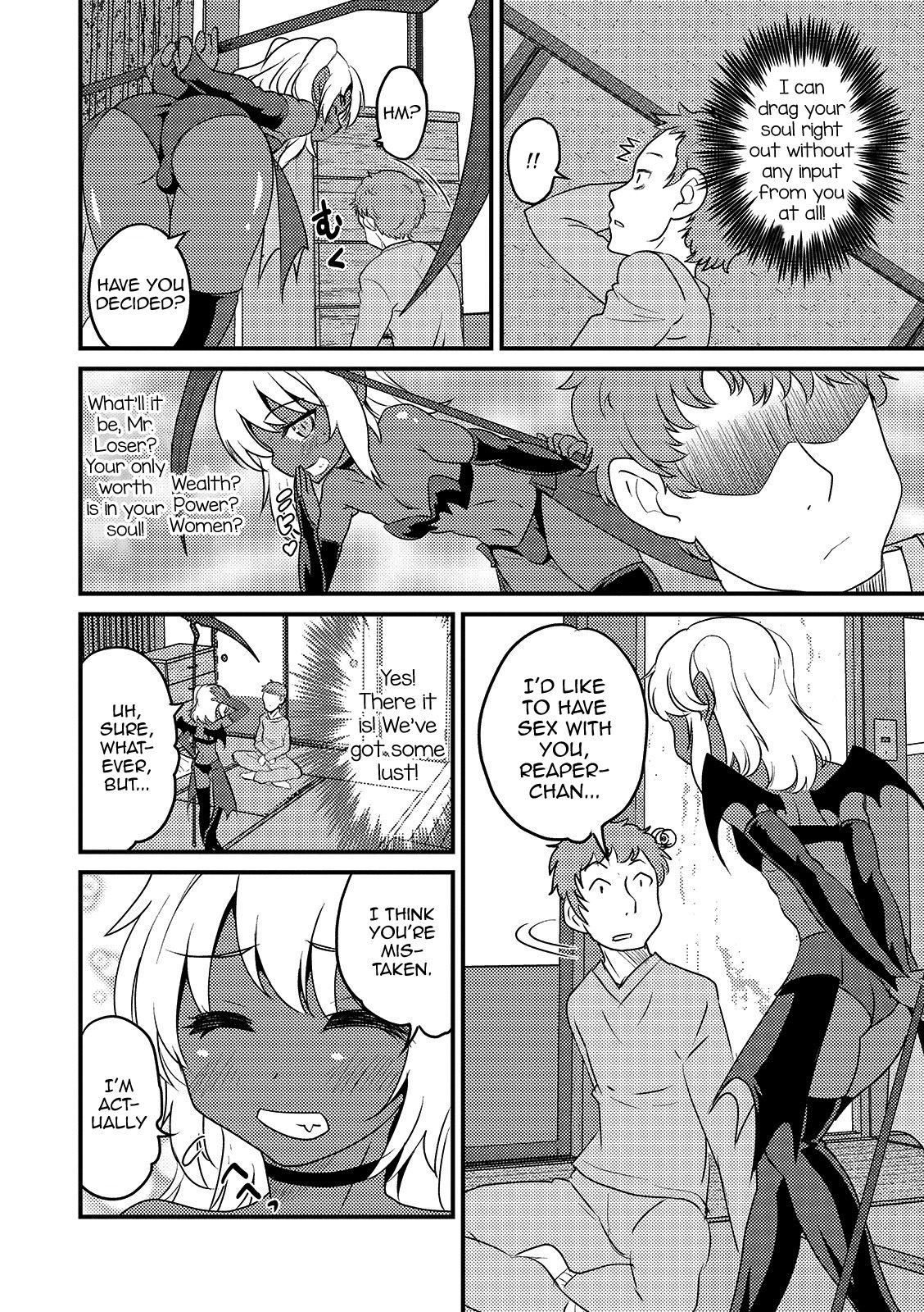 [Hanamaki Kaeru] Shinigami-chan Transfer (Otokonoko HEAVEN Vol. 48) [English] [mysterymeat3] [Digital] page 4 full