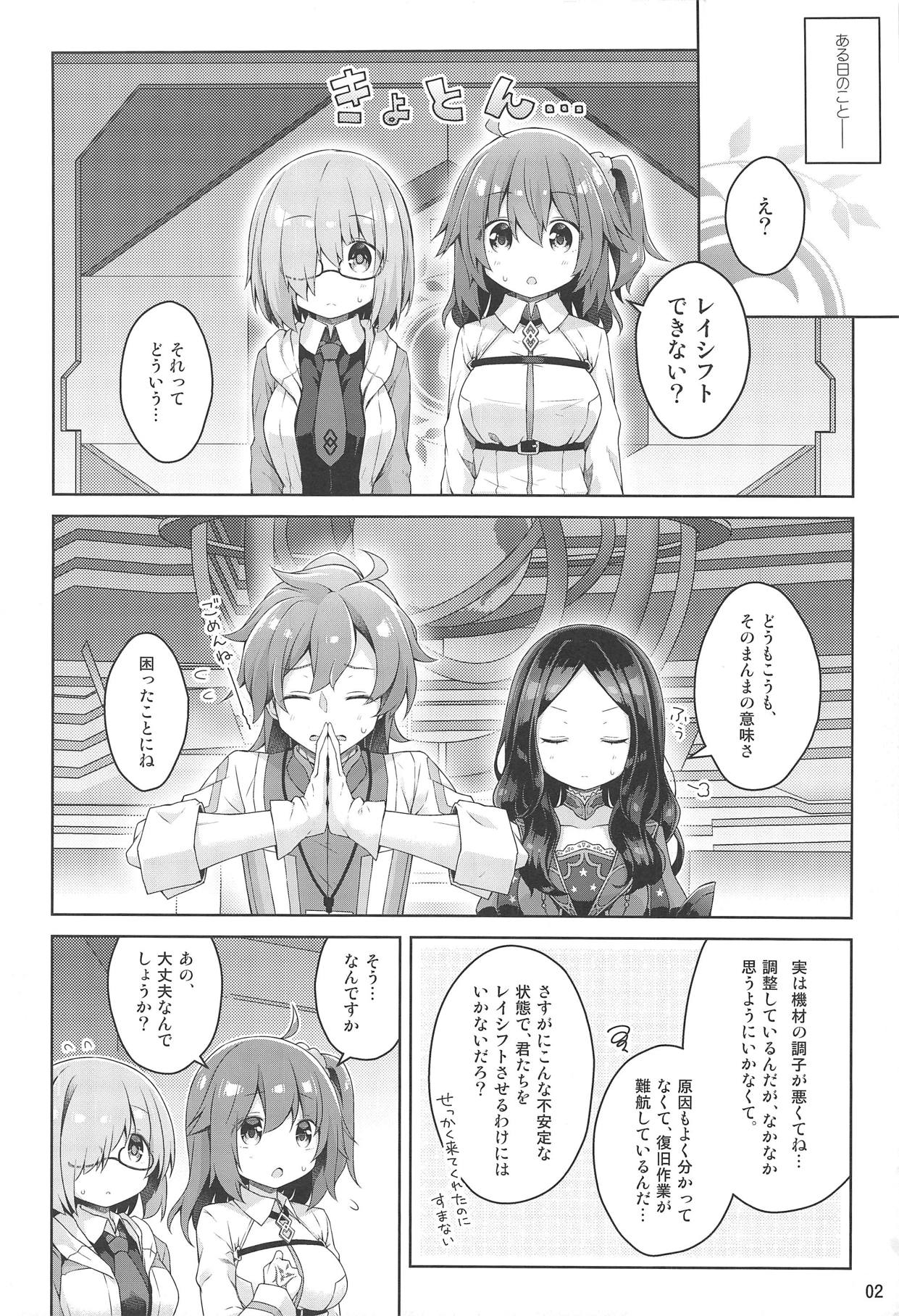 (C95) [Coin Toss (Anzuame)] Boku to Master no Kyuujitsu Sex (Fate/Grand Order) page 3 full