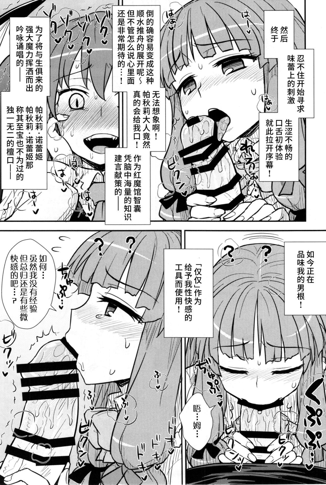 (C88) [110-GROOVE (Itou Yuuji)] Koakuma no Patchouli Kansatsuki (Touhou Project) [Chinese] [彷徨水面个人汉化] page 13 full