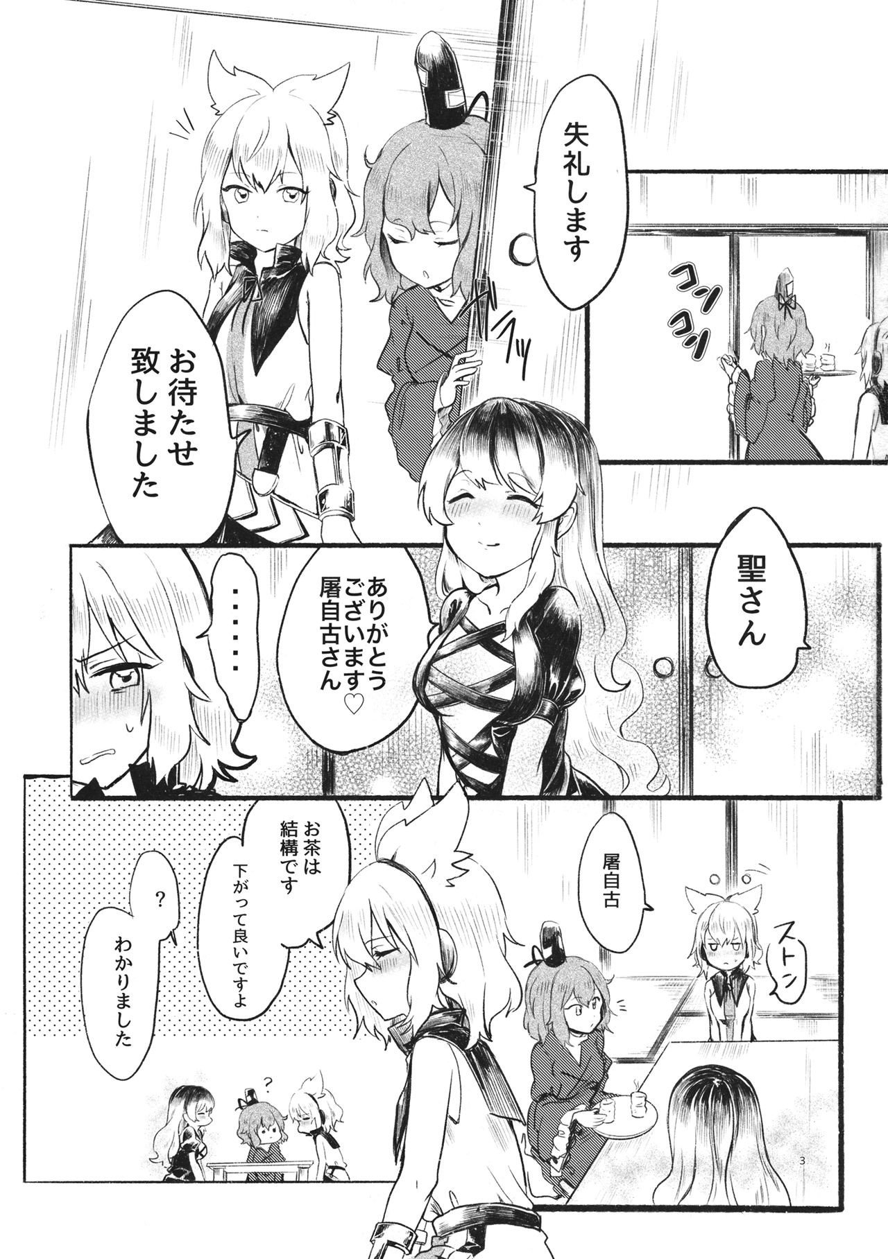 (C95) [Tofu On Fire (Momo)] Himitsu no Soudan (Touhou Project) page 2 full