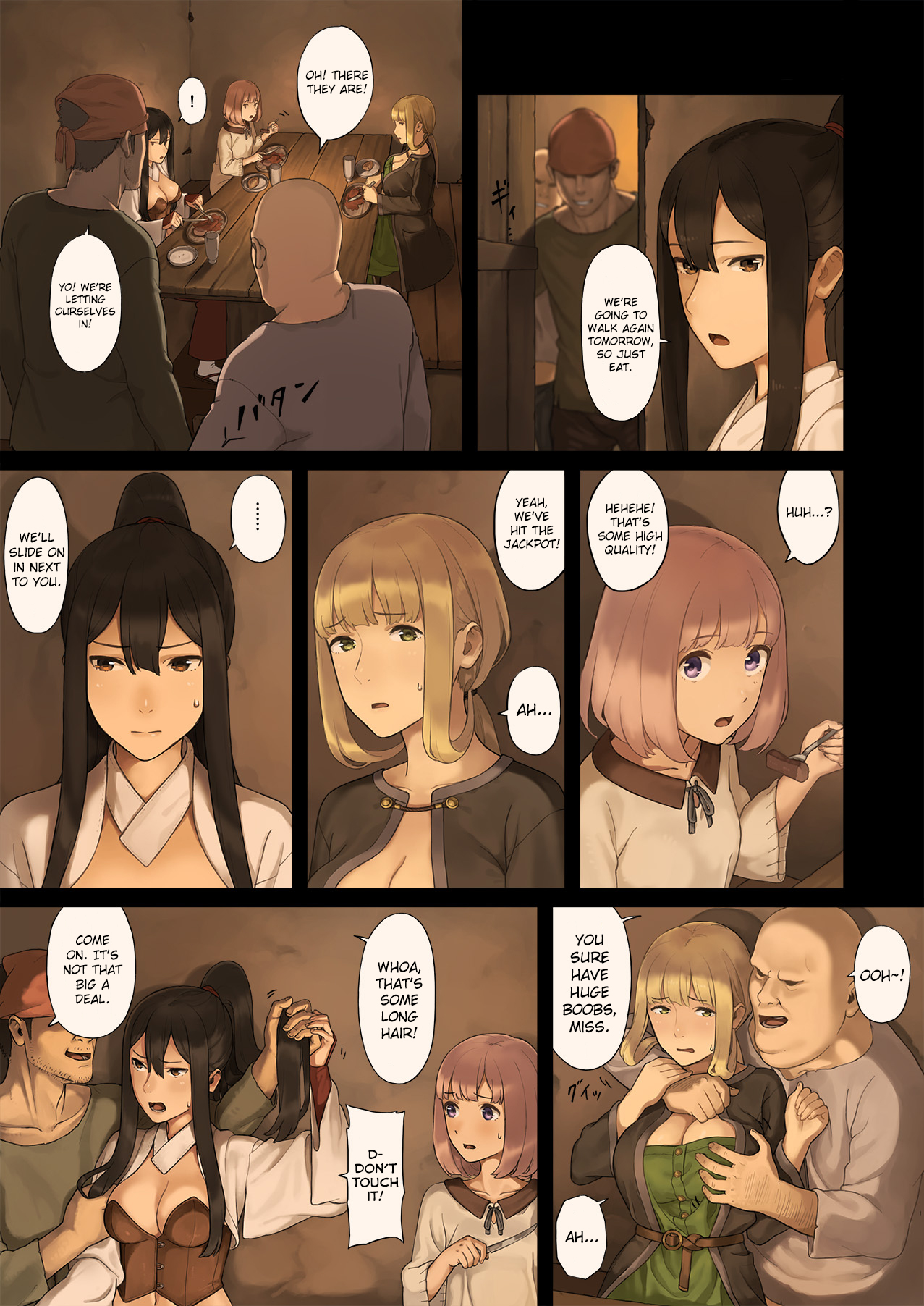 [Irotenya] Onna Boukensha-tachi ga Sabaku no Oasis ni Tachiyoru to... [English] [biribiri] page 10 full