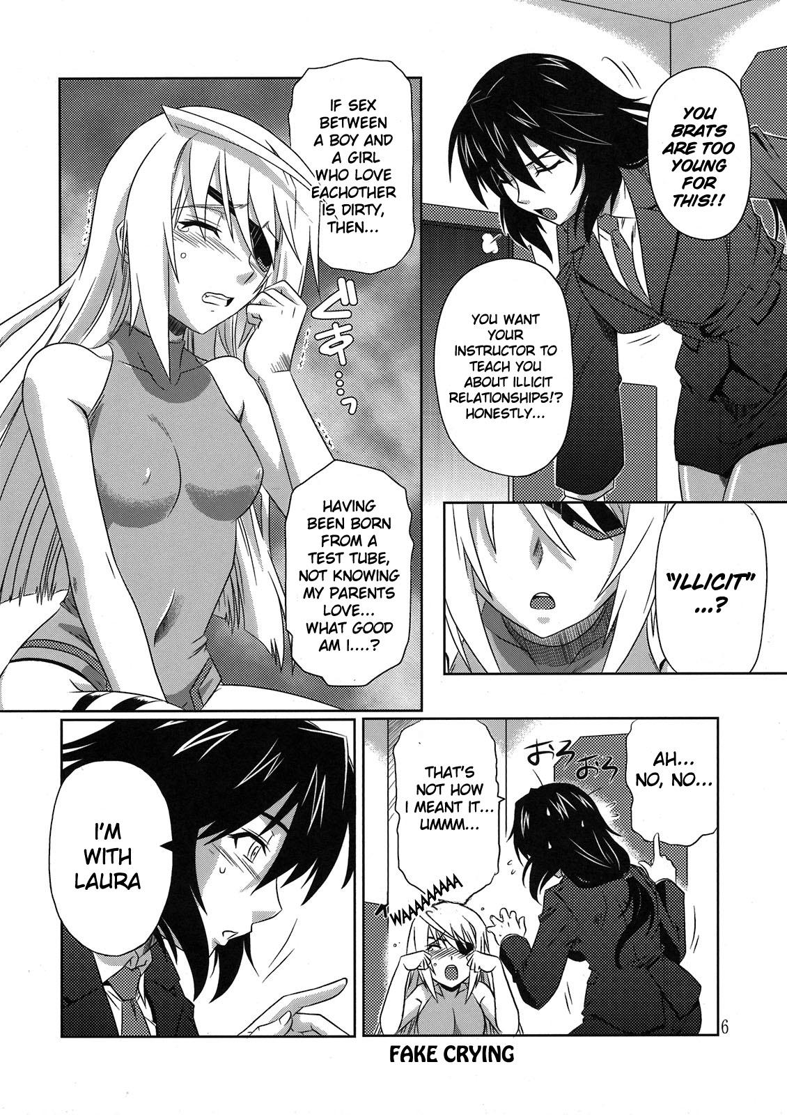 (C80) [CAZA MAYOR (Tsutsumi Akari)] is Incest Strategy (IS <Infinite Stratos>) [English] [life4Kaoru] [Decensored] page 6 full