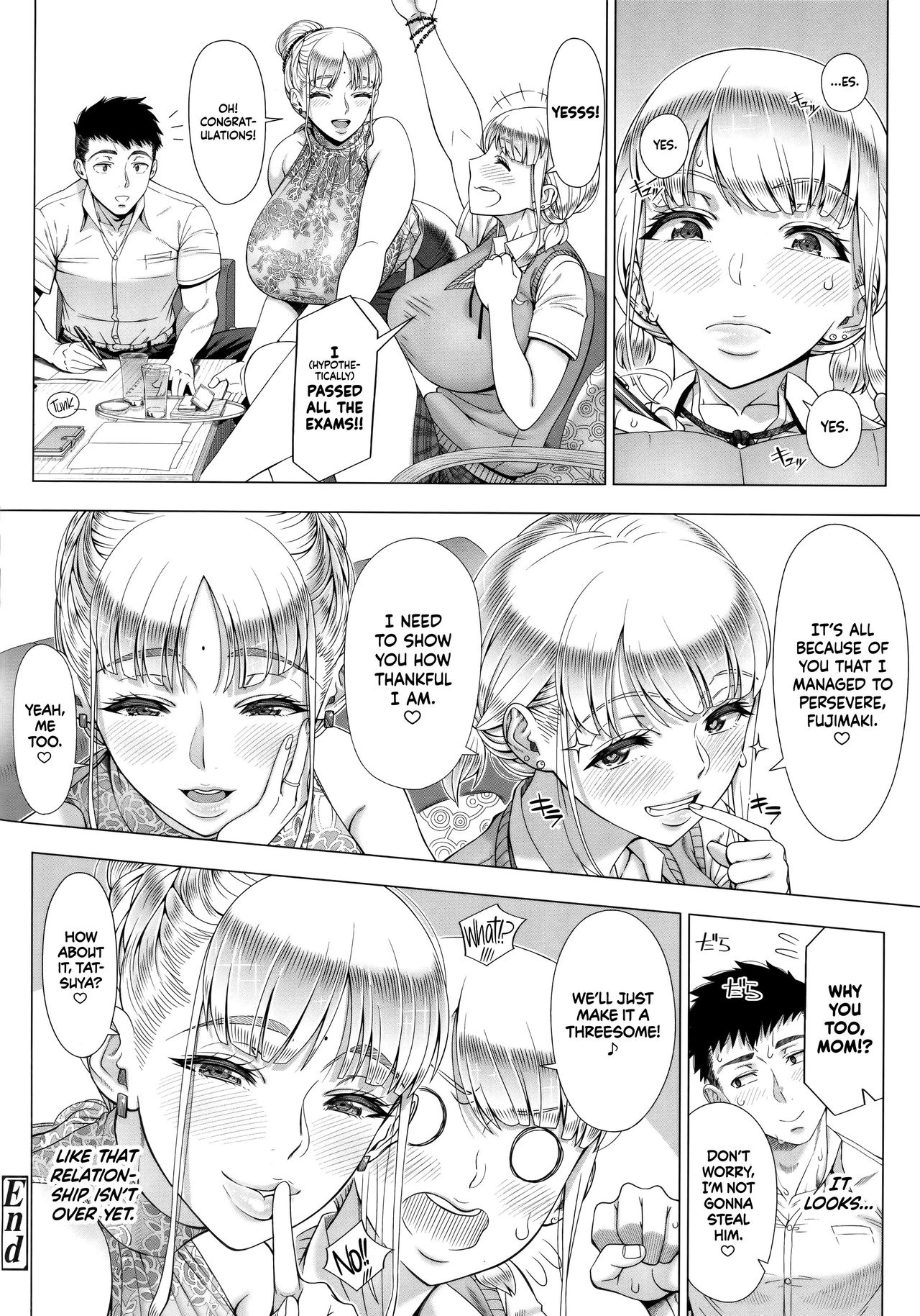 [Shinozuka Yuuji] JK Mama no Shiken Taisaku | High School Mom's Study Plan (Hajimete no Hitozuma) [English] [Decensored] page 22 full