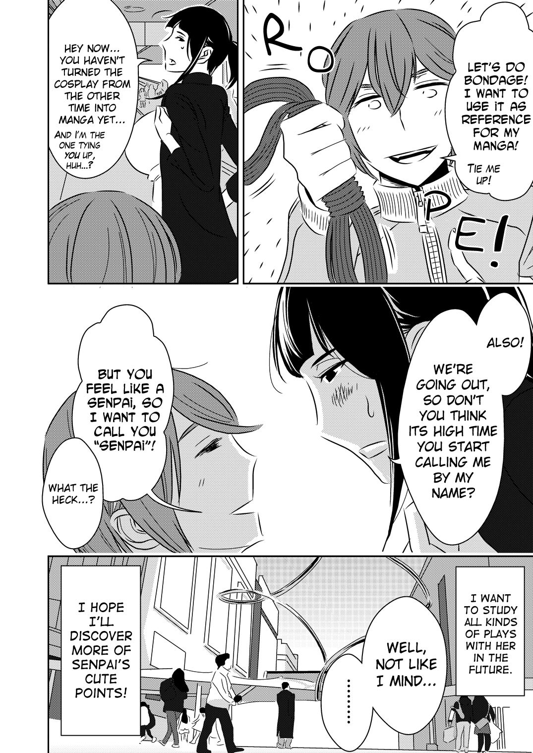 [Otokonoko to Onnanoko (Sasaki Saki)] Akogare no Senpai ni [English] {doujin-moe.us} page 20 full