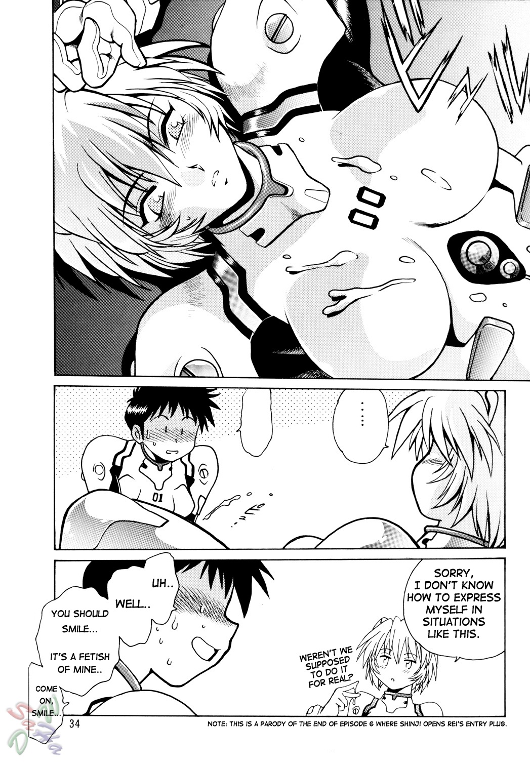 (CR34) [Studio Katsudon (Manabe Jouji)] Plug Suit Fetish (Neon Genesis Evangelion) [English] {D-W} page 34 full