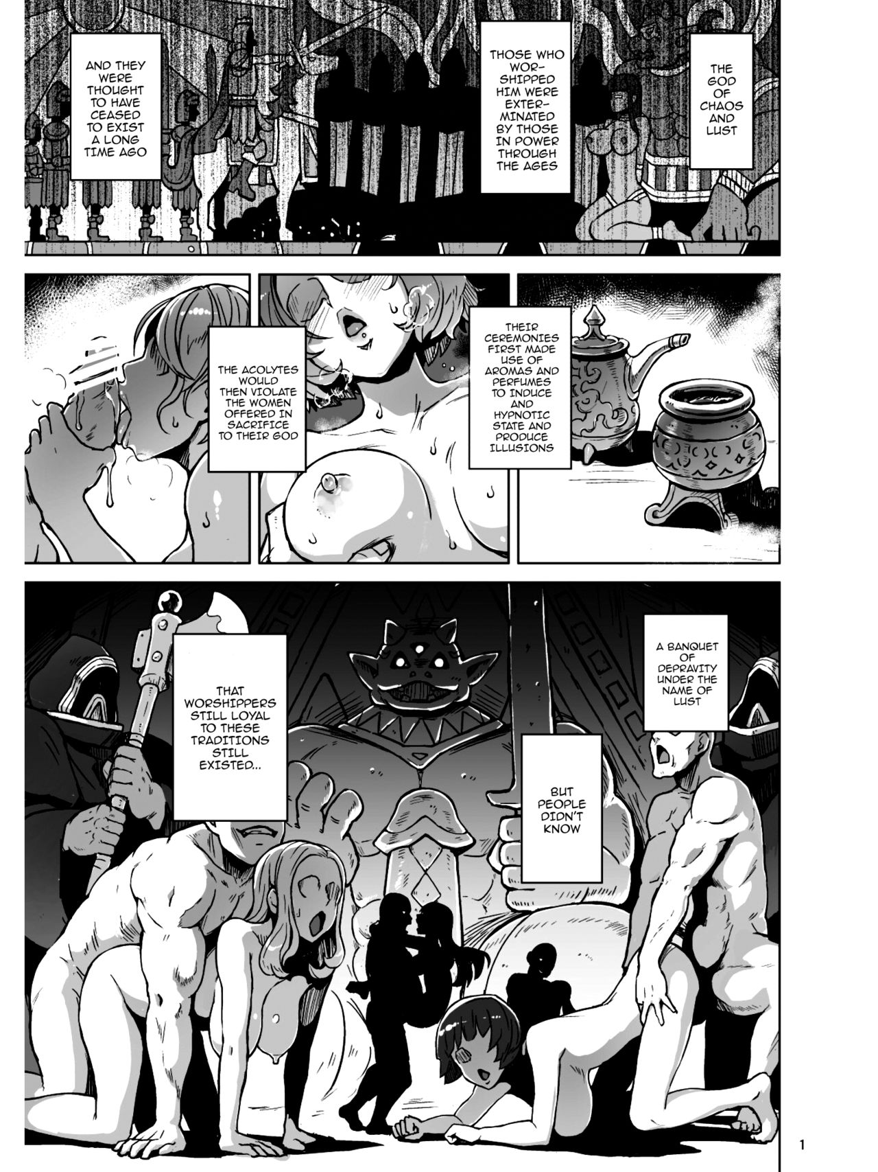 (COMITIA122) [V-SLASH (Yuugiri)] Lust Ritual Seinaru Ikenie [English] {doujins.com} page 2 full