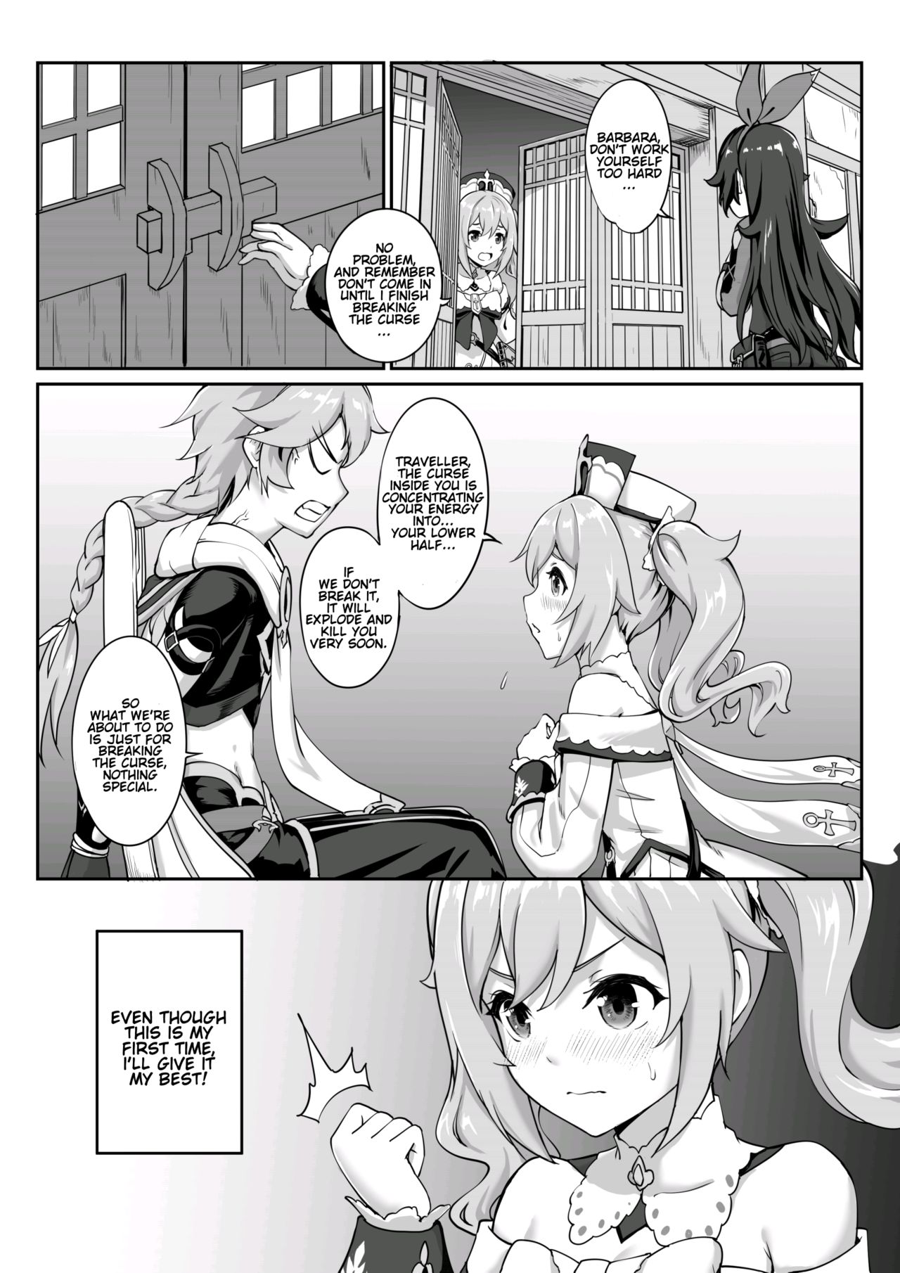 [Longow Flintlock] Barbara Star! Dush! (Genshin Impact) [English] [MostProbablyNotChris] [Uncensored] [Digital] page 5 full