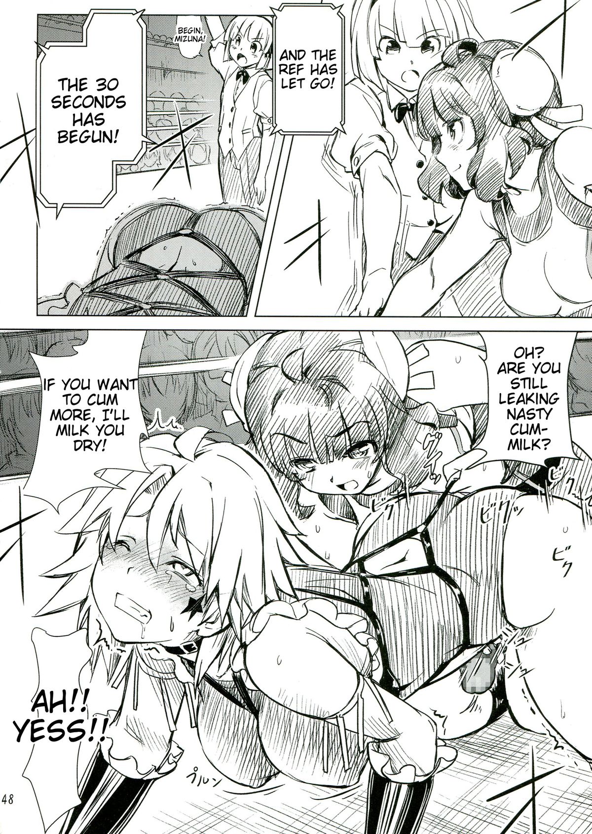 (C85) [Orange Peels (Ore P 1-gou)] Futanari!! Oudou | Futanari champion road [English] {Tigoris} page 48 full