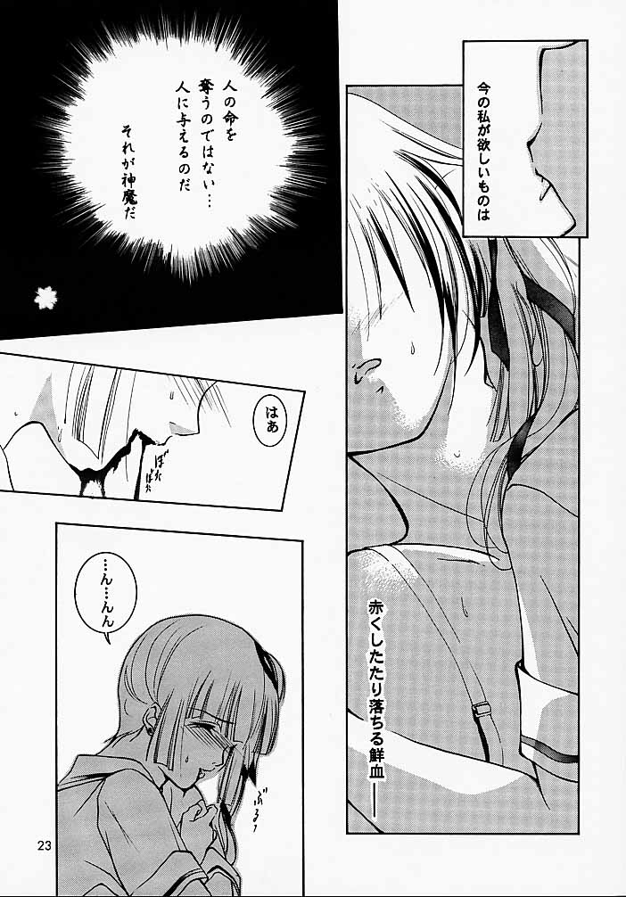 (CR28) [Barbaroi no Sato (Ryuuka Ryou)] Hadashi no VAMPIRE 2 (Vampire Princess Miyu) page 22 full