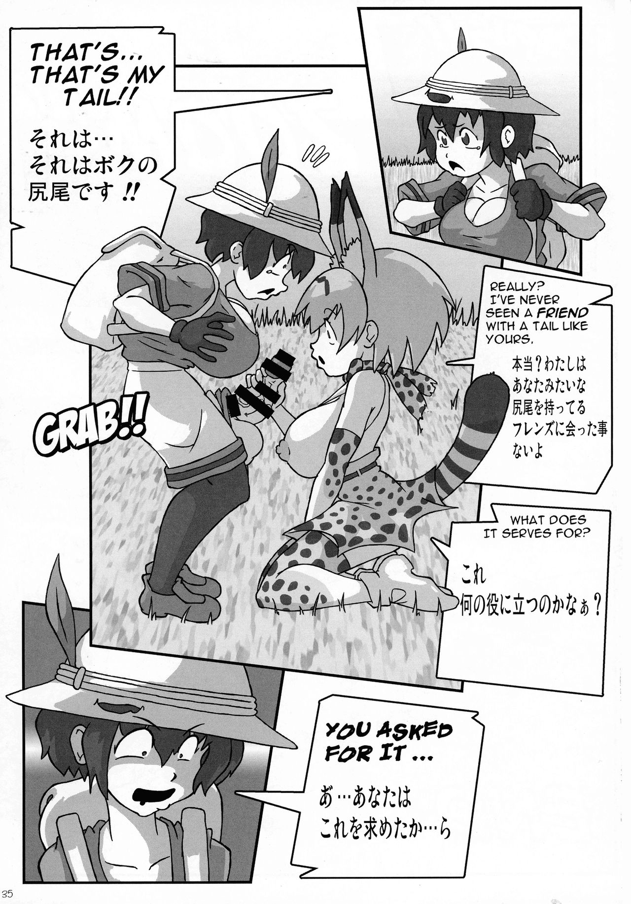 (C92) [KEBERO Corp (Various)] Shin Hanzuuryoku 35 (Girls und Panzer, Kemono Friends) page 35 full