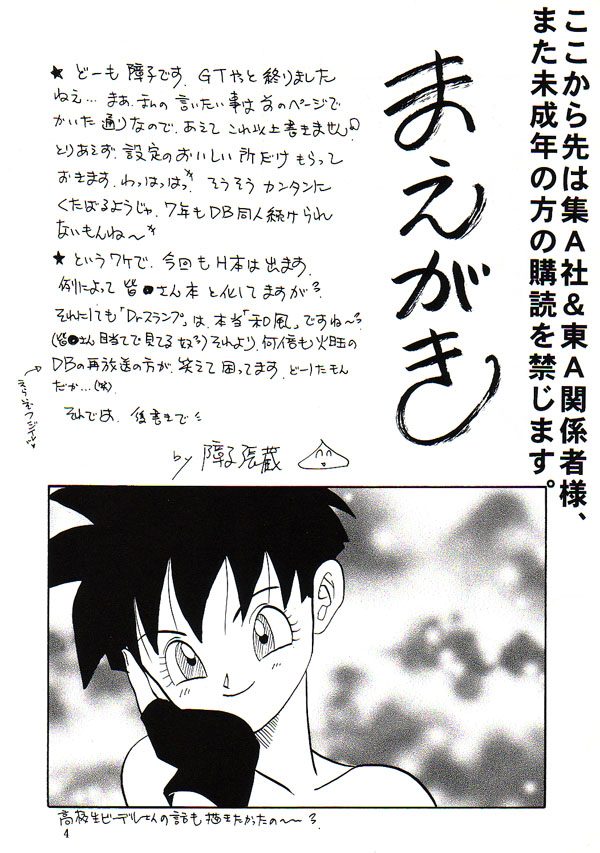 (C53) [Chirigami Goya, Fusuma go Ten] HOHETO (Dragon Ball Z) [English] page 3 full