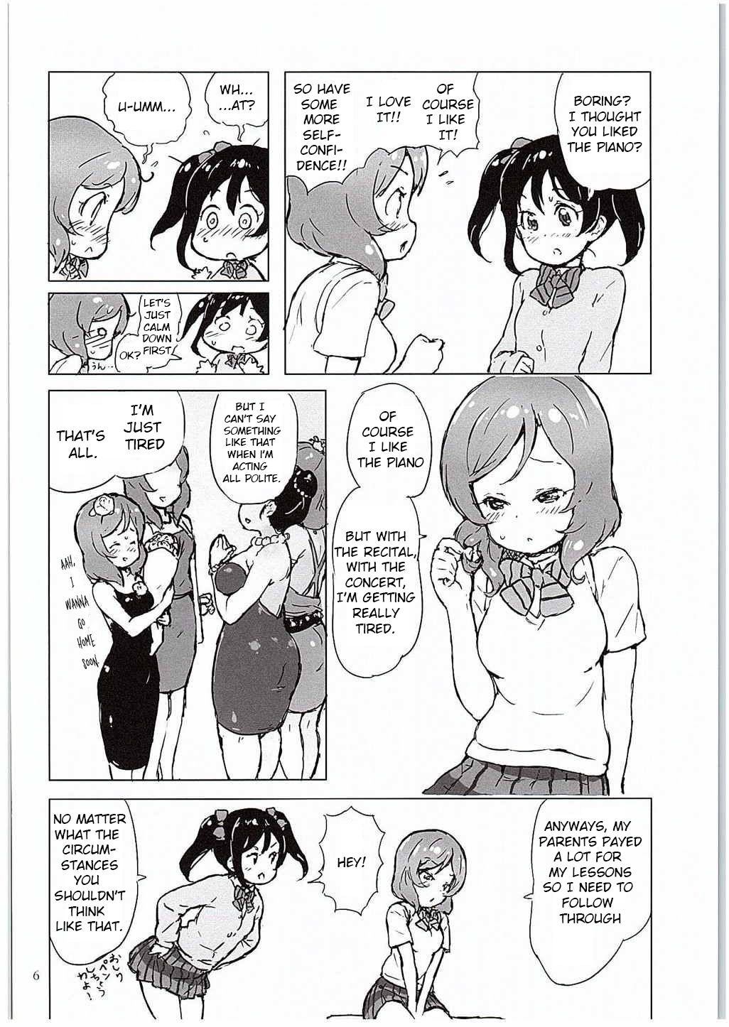 (C88) [Randou House (Randou)] Ongakushitsu no Koibito-tachi | Lovers in the Music Room (Love Live!) [English] [Zeria Scans] page 5 full