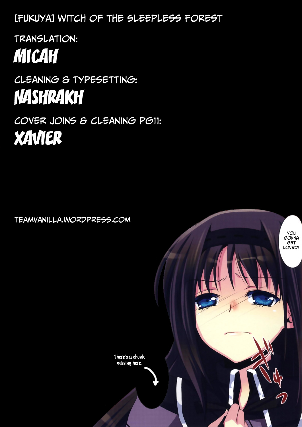 [Fukuya (Tama II)] Nemurenu Mori no Majo | Witch of the Sleepless Forest (Puella Magi Madoka Magica) [English] =Team Vanilla= page 15 full