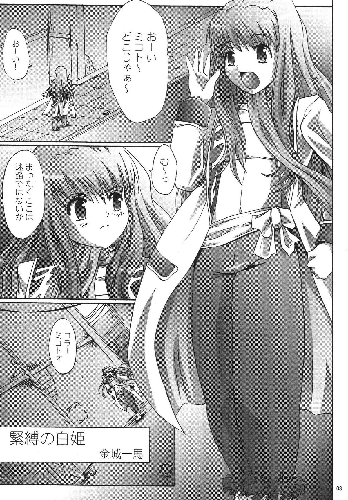 [Manganiku (Kinjou Kazuma)] Kinbaku no Shirahime (My-Otome) [Digital] page 3 full