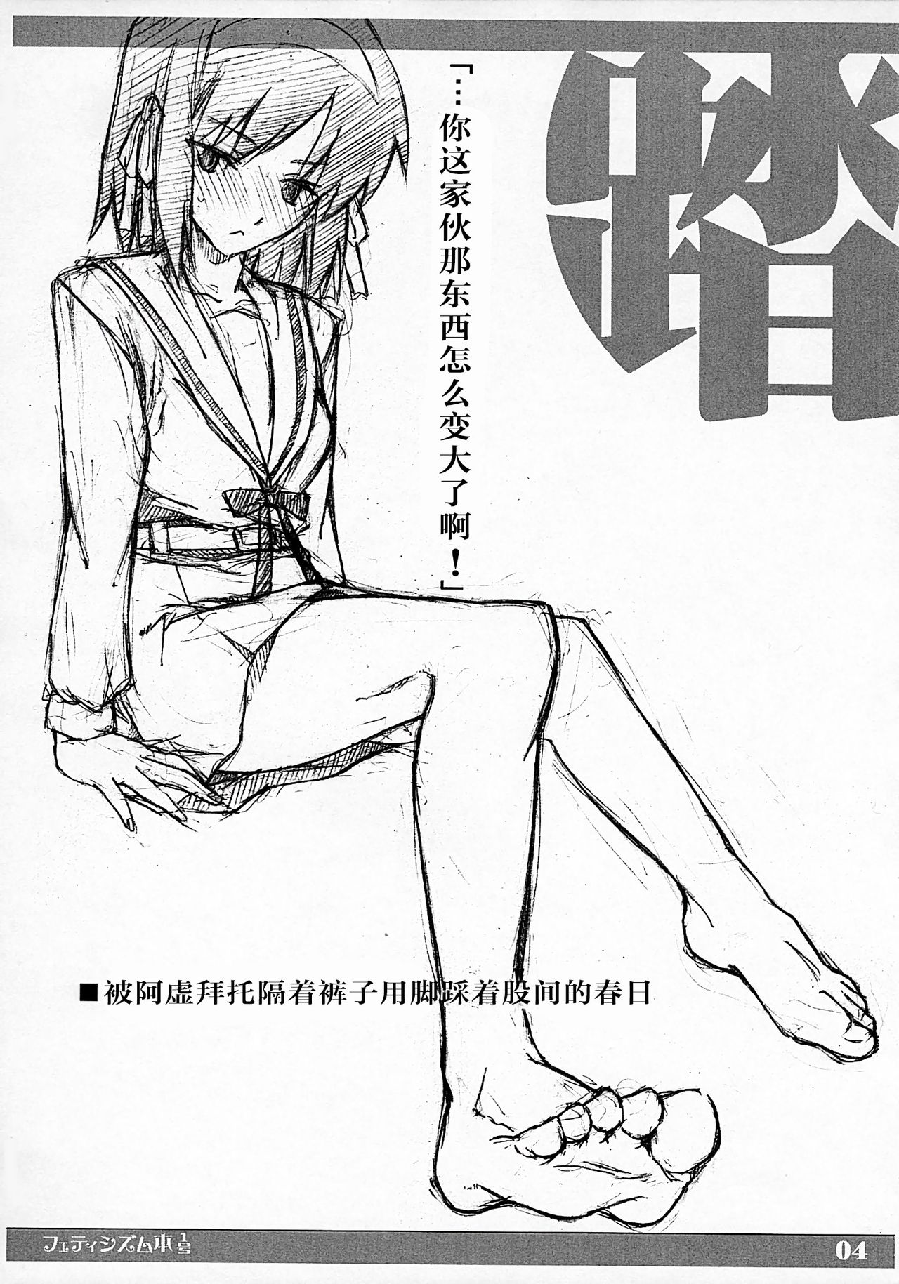 [TTT (Miharu)] Fetishism Hon (Suzumiya Haruhi no Yuuutsu) [Chinese] [随手汉了个化] page 5 full