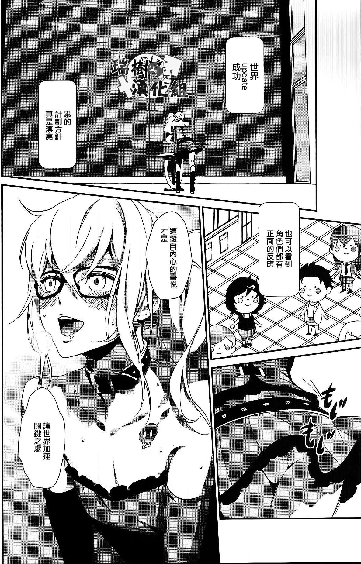 (C85) [Ikujinashi no Fetishist (Ikujinashi no Fetishist)] Mephistopheles (Gatchaman Crowds) [Chinese] [瑞树汉化组] page 3 full