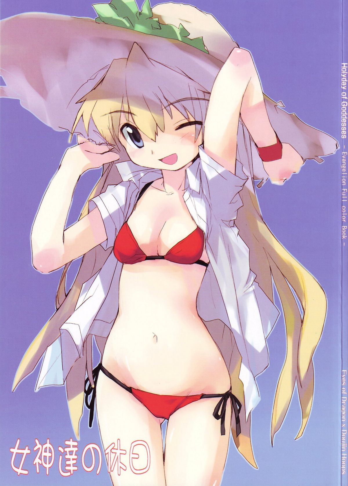 (C68) [Doujin Hoops, Eyes Of Dragon (Various)] Megamitachi No Kyuujitsu (Neon Genesis Evangelion) page 2 full