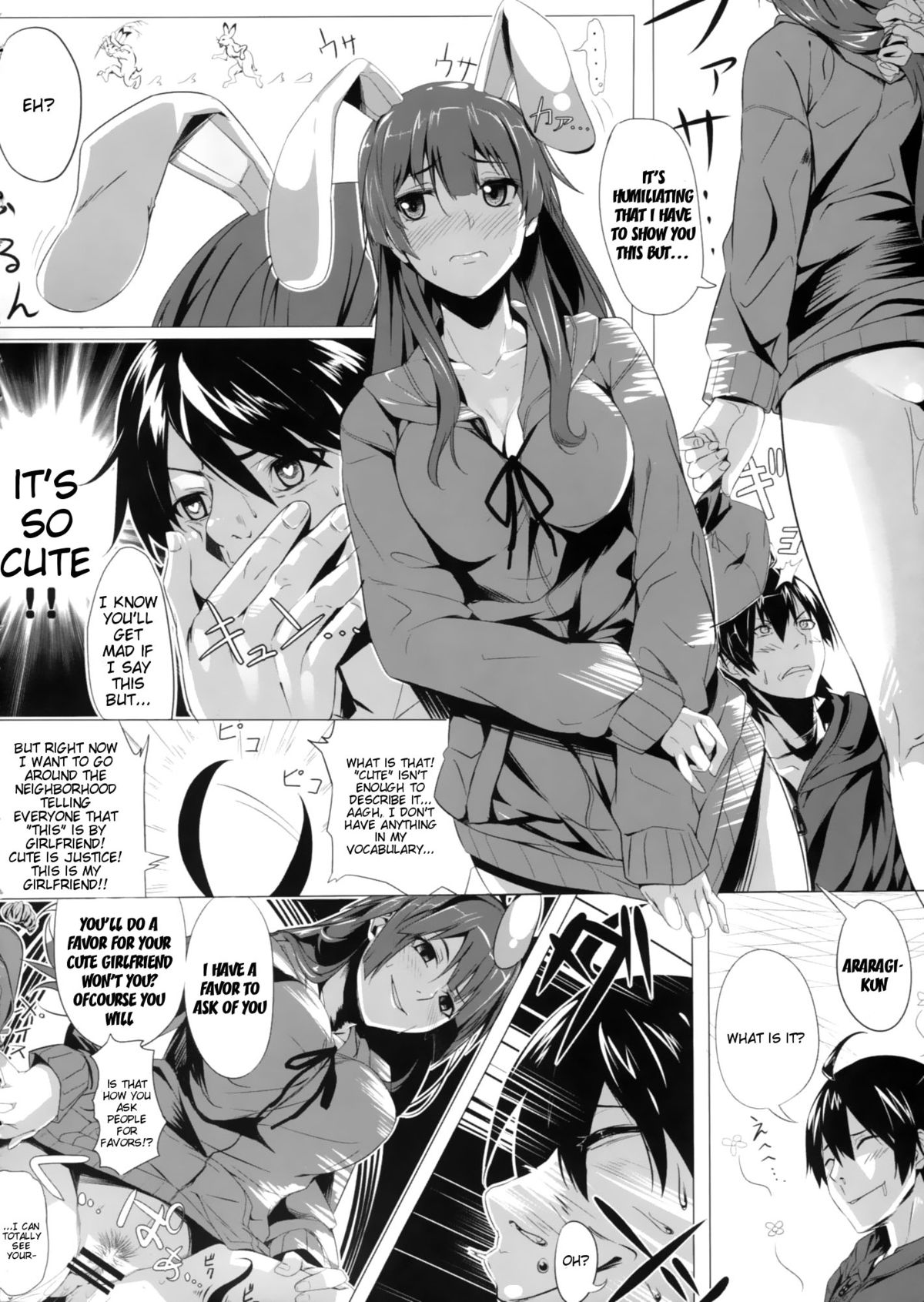 (C83) [Kansai Gyogyou Kyoudou Kumiai (Marushin)] Usagi Monogatari (Bakemonogatari) [English] [doujin-moe.us] page 5 full