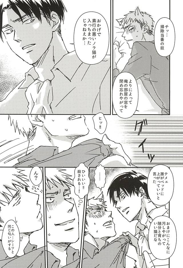 (SPARK10) [Harusaki (Michi)] Nyan Kir-kun to Bonyuu Jean-kun no Hon (Shingeki no Kyojin) page 5 full