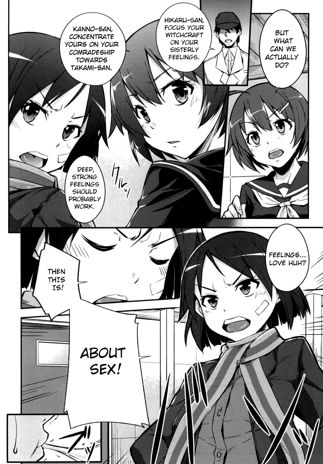 (C91) [Simfrill (Kurusumin)] Kakusei - Motomeshi wa Ai | Awakening: Seeking for Love (Brave Witches) [English] [EHCOVE] page 6 full