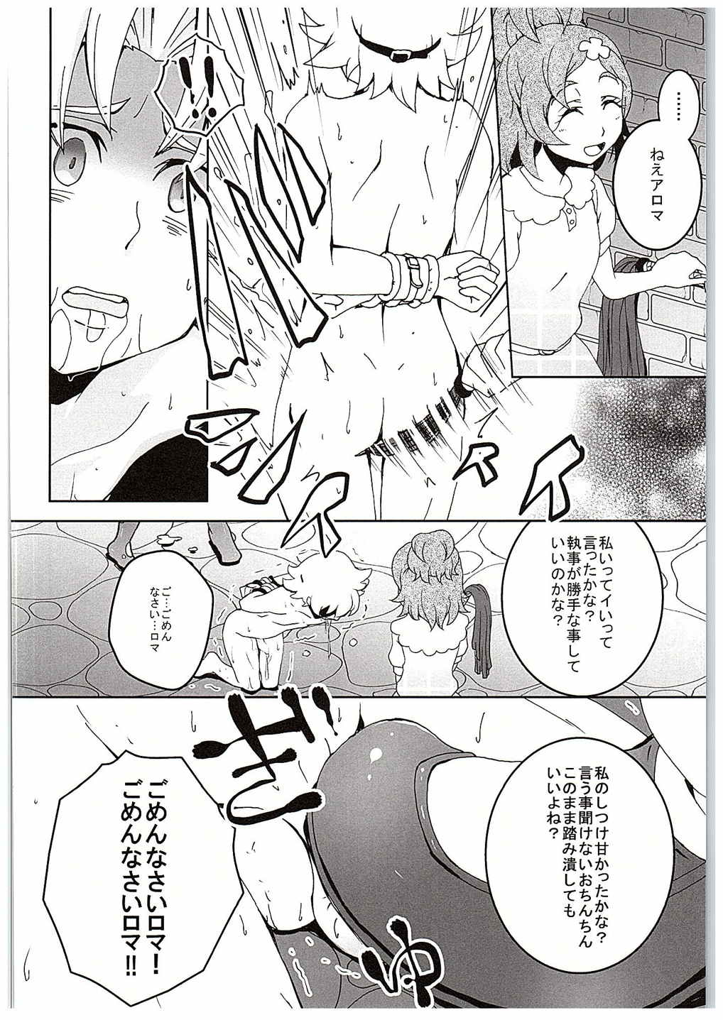 (C88) [Ai no Kura (Takahagi Kemono)] PreCure ni Horobo Sareta Oukoku no Hime (Go! Princess PreCure) page 9 full