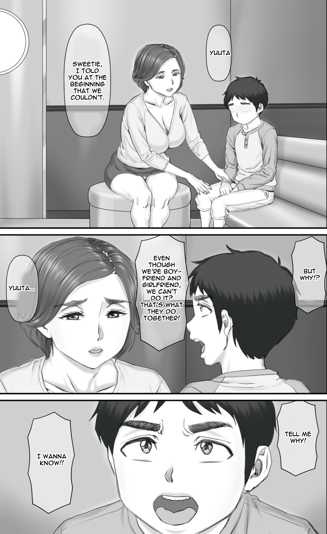 [Ponkotsu Damashii] Boku no Kanojo wa 40-sai no Hitozuma de Mama no Tomodachi | My Girlfriend is my mom's friend - A 40 year old housewife [English] [Jashinslayer] page 45 full
