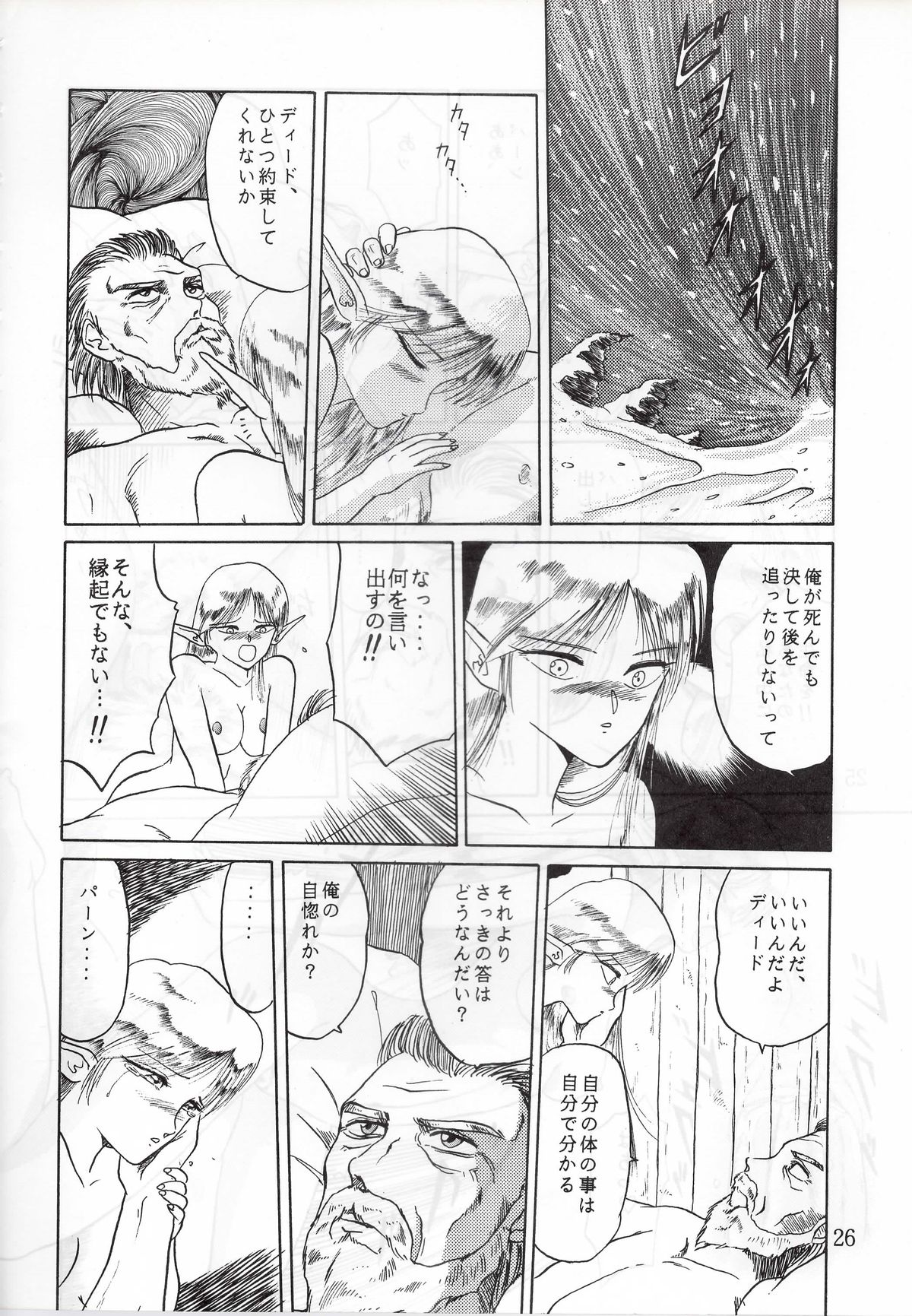 (C37) [Waku Waku Doubutsuen (Tennouji Kitsune)] Elf no Musume - Die Elfische Tochter (Record of Lodoss War) page 26 full