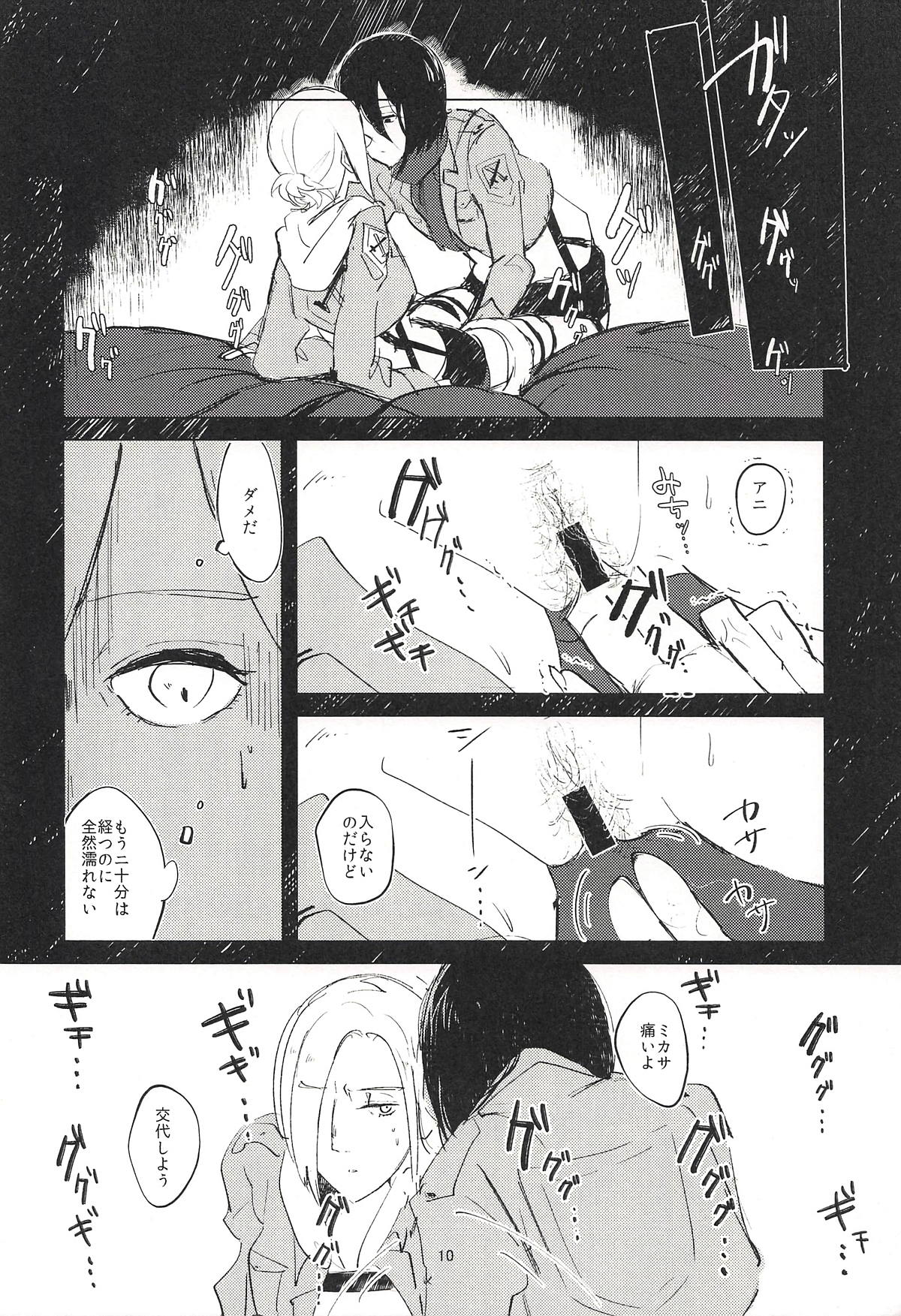 (Dai 15 Kai Hekigai Chousa Haku) [PHENOMENA (Dai Pippy)] Guinea Pig (Shingeki no Kyojin) page 9 full