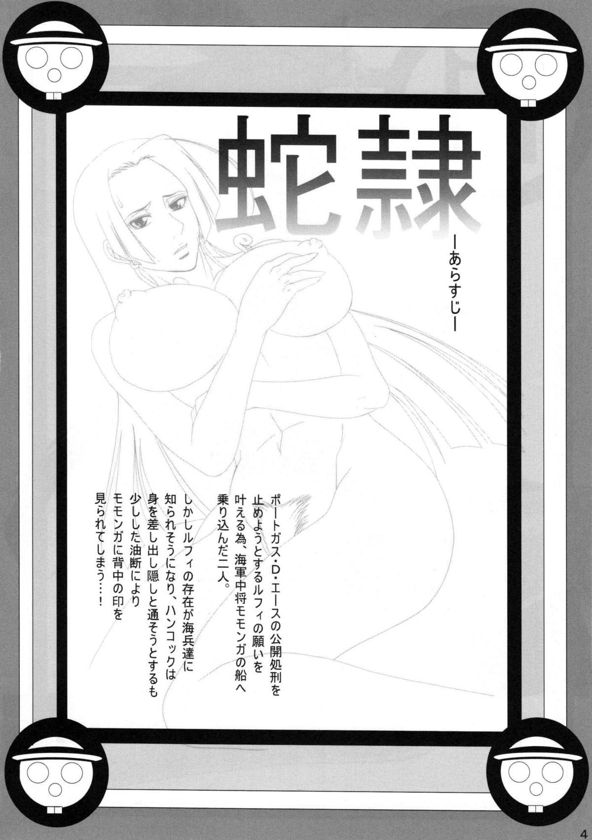 (C76) [Kairanban (Bibi)] Benten Kairaku 11 Hebirei (One Piece) [Chinese] [黑条汉化] page 3 full