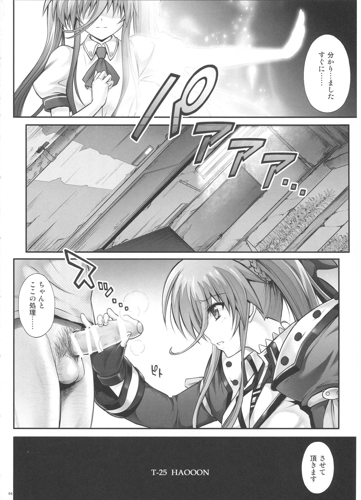 (C89) [Cyclone (Izumi, Reizei)] T-25 HAOOON (Mahou Shoujo Lyrical Nanoha) page 3 full