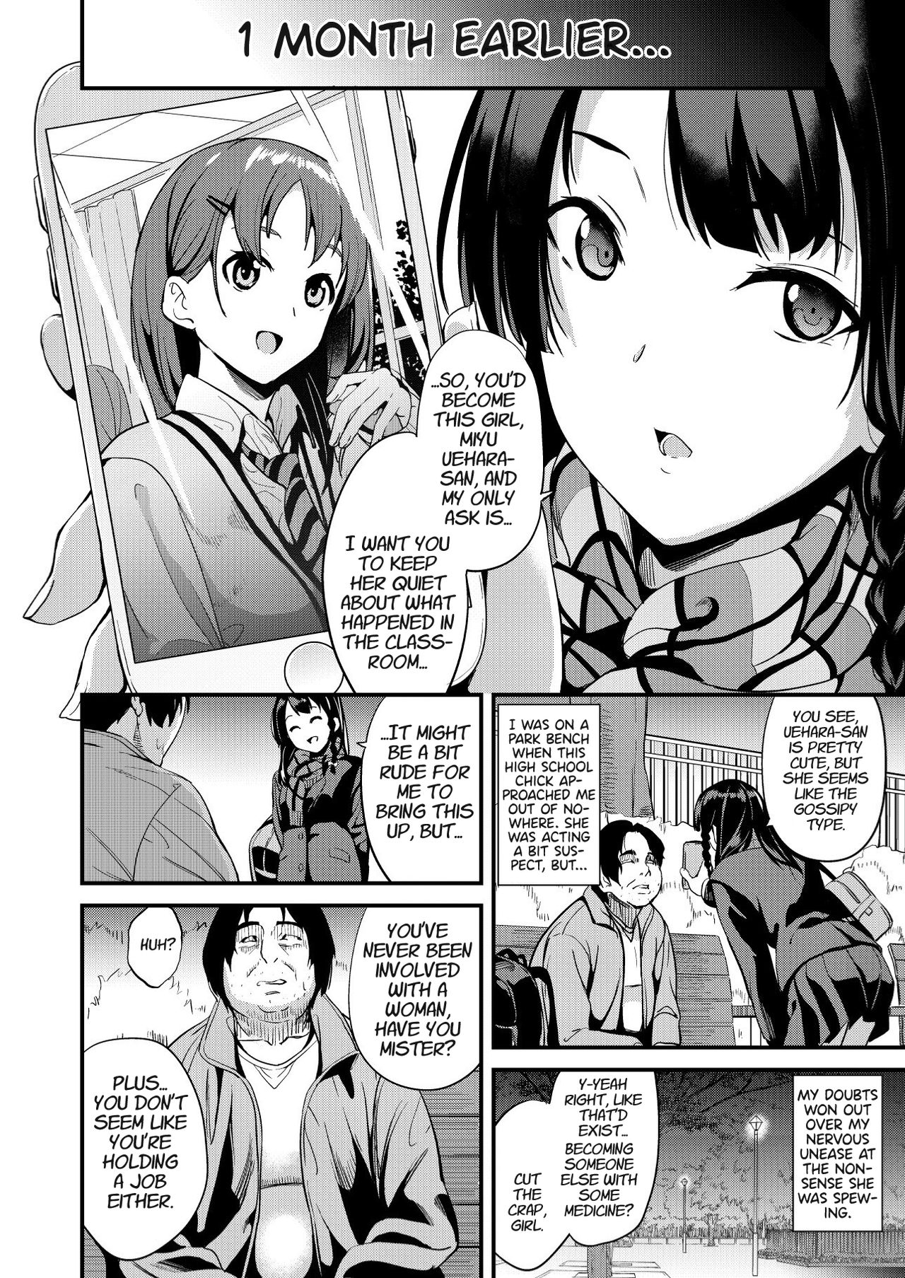 [Senpenbankashiki (DATE)] Tanin ni Naru Kusuri 3 | Medicine to Become Another Person 3 [Digital] [English] [Learn JP with H] page 3 full