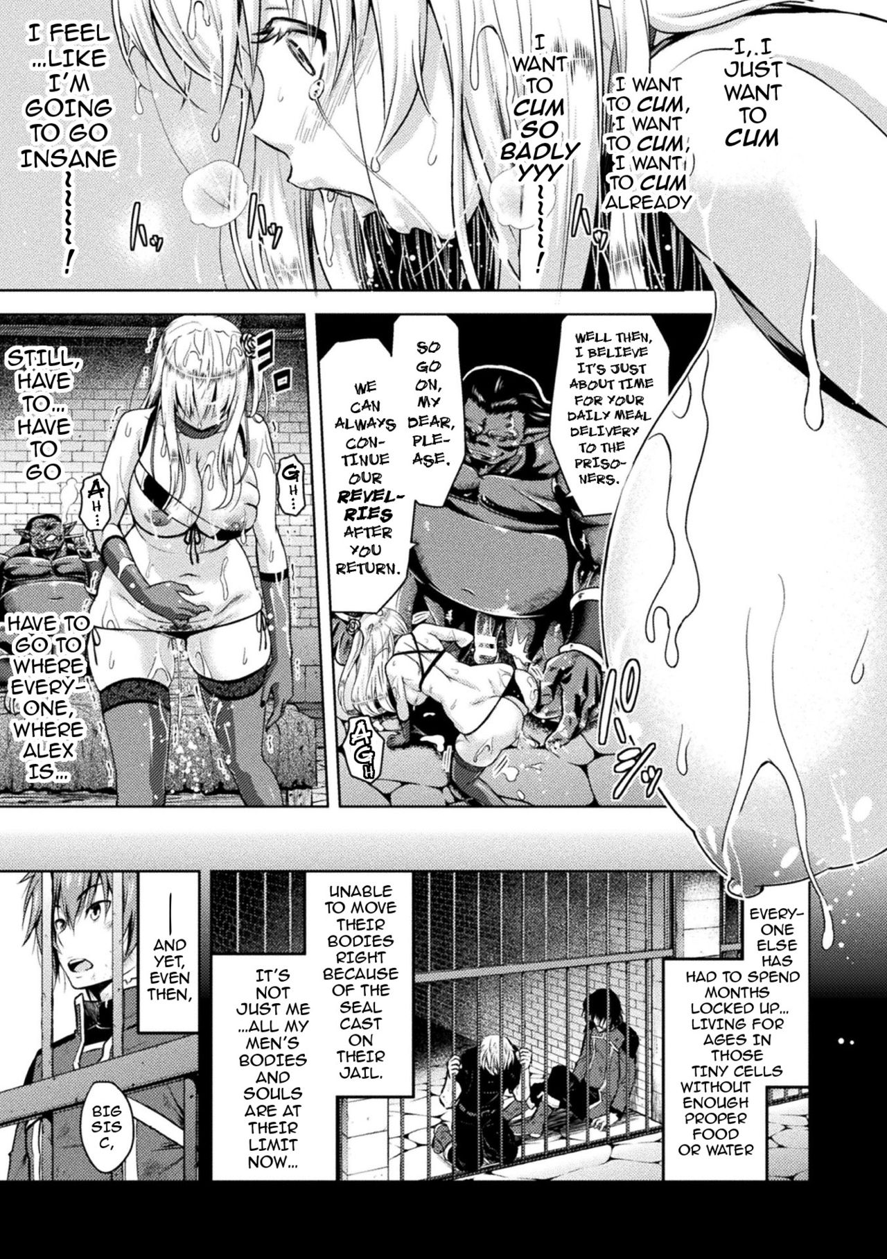 [Yamada Gogogo] Erona ~Orc no Inmon ni Okasareta Onna Kishi no Matsuro~ | Erona ~The Fall of a Beautiful Knight Cursed with the Lewd Mark of an Orc~ Ch. 1-3 [English] {darknight} page 58 full