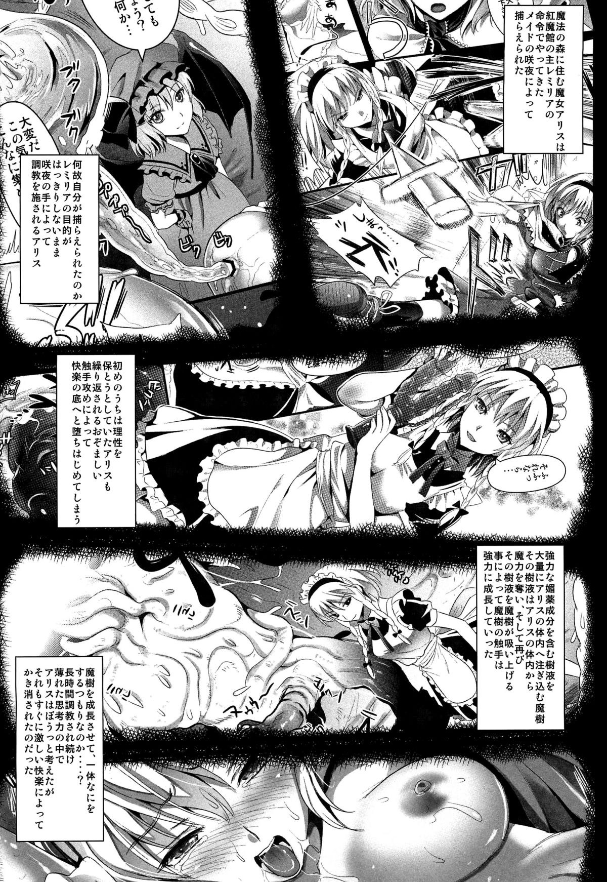 (C82) [YURIRU-RARIKA (Kojima Saya, Lazu)] R Shoku 2B -Toraware Alice- (Touhou Project) page 3 full