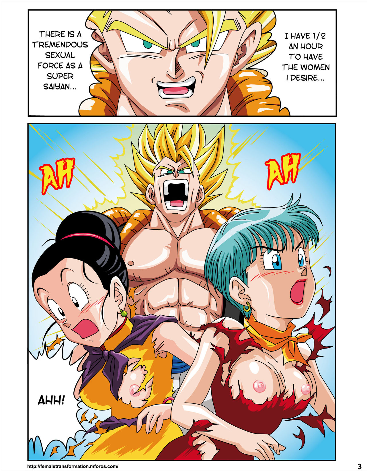 [Rehabilitation (Garland)] Dragon Ball H: Sex Sayan! [English] [Colorized] page 4 full