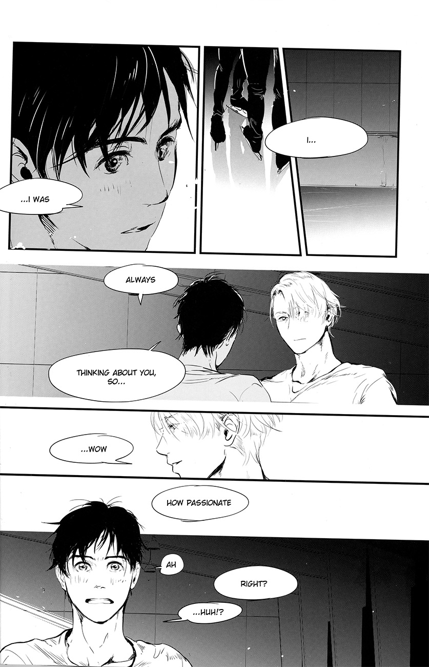 [1pack (nattou)] netsu, yadorasete (Yuri!!! on ICE) [English] page 19 full