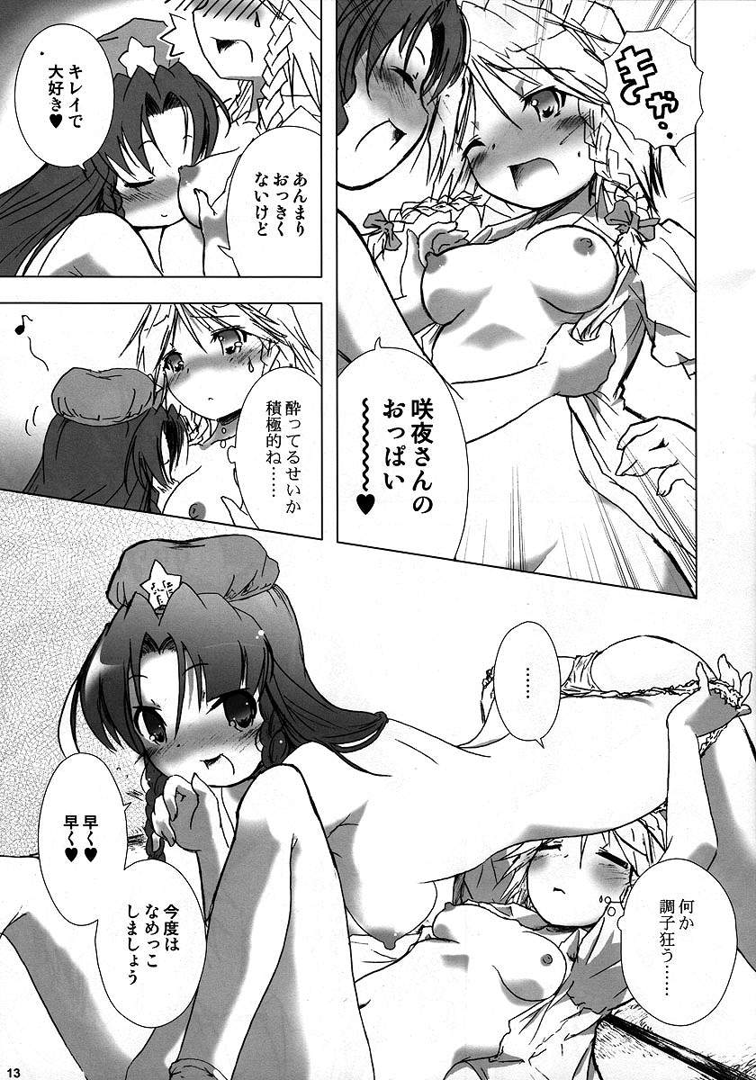 (C68) [Gutenberg no Musume (Hoshino Darts, KnightO Satoshi)] Hibiku Kurenai (Touhou Project) page 12 full