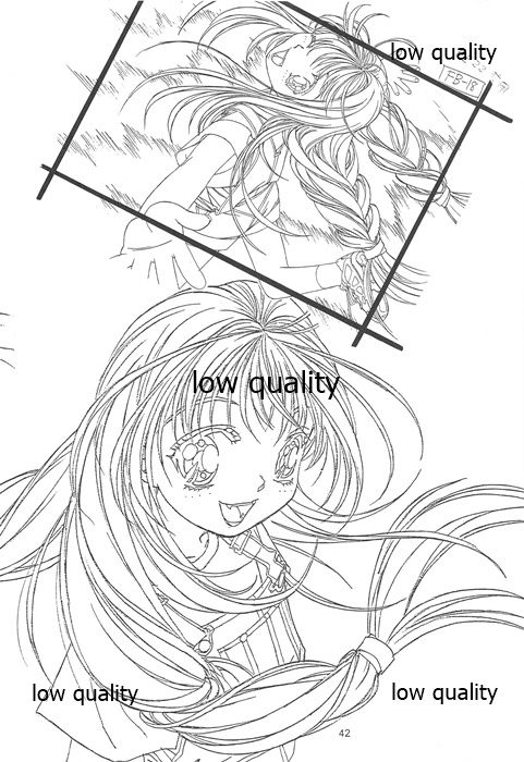(C60) [大人の童話 (竹井正樹)] Flutter of birds 線画集 page 41 full