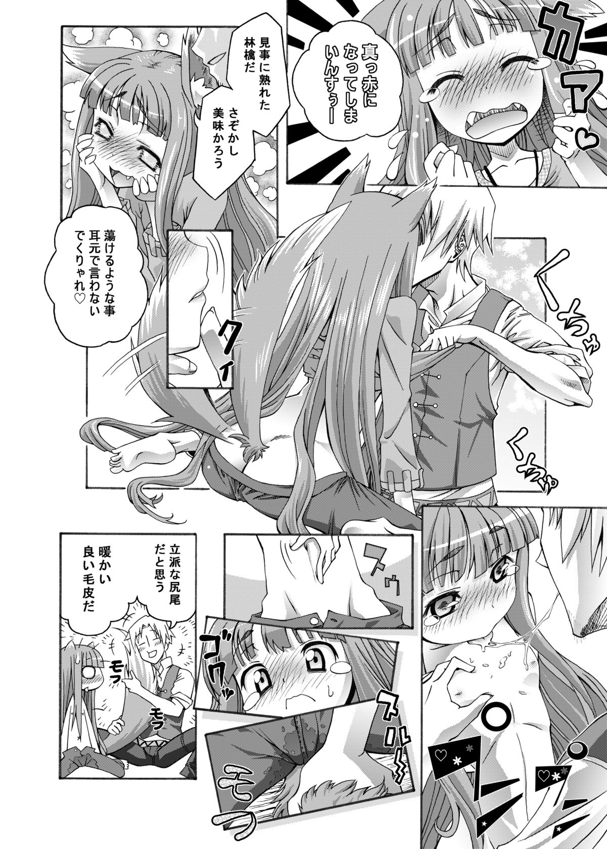 (C74) [Otsukimi Manbou (Tsukino Kitsune, Yokaze)] Ookami to Towa ni (Spice and Wolf) [Digital] page 19 full