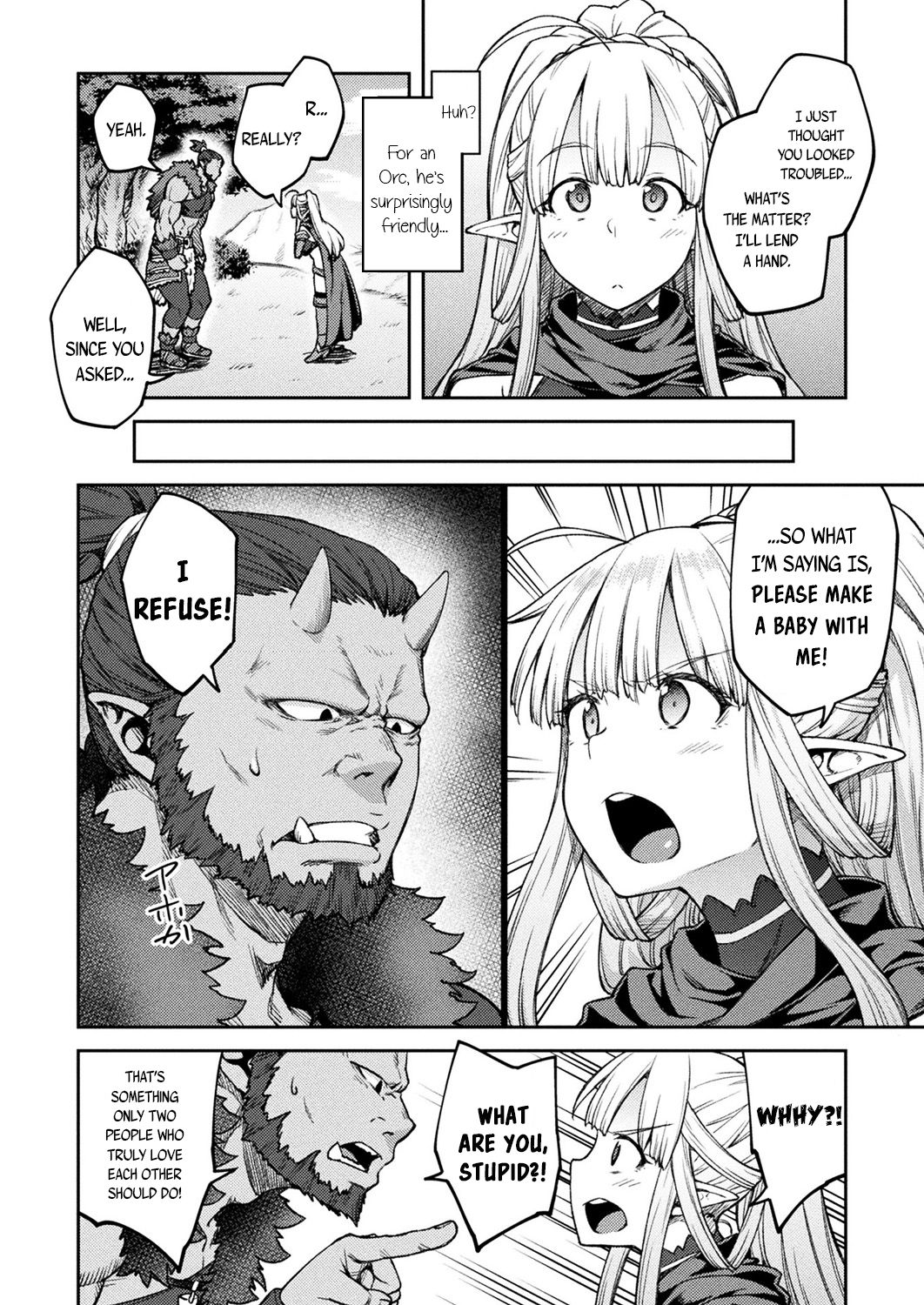 [Hiroya] Himono Elf, Kozukuri o Suru. (COMIC Unreal 2019-04 Vol. 78) [English] [snapte] [Digital] page 4 full