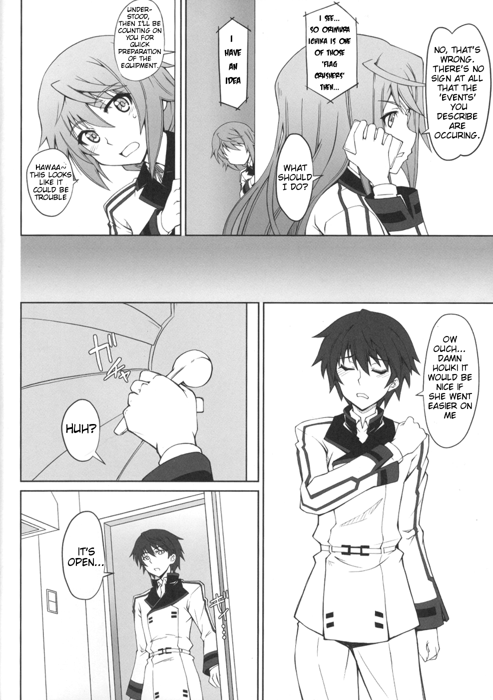 (COMIC1☆5) [i.r.o.Zi (Mutsuki Ginji, Aoi Shinji)] LOVE&3PEACE (IS <Infinite Stratos>) [English] [Kibitou4Life] page 5 full