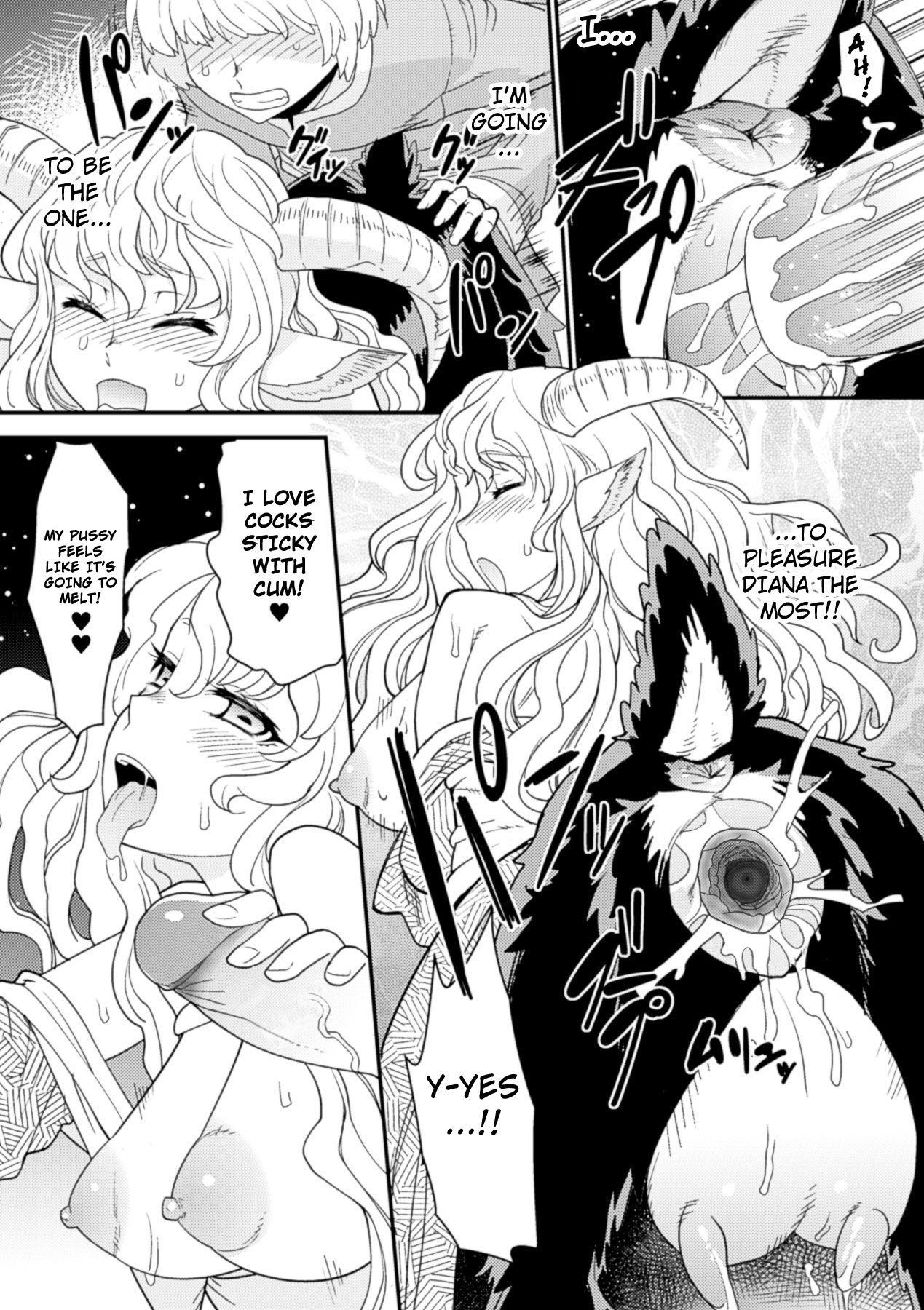 [Kuroshiki] Tokimeki Sabbath | Throbbing Sabbath (Bessatsu Comic Unreal Monster Musume Paradise Digital Hen Vol. 6) [English] [thetsuuyaku] [Decensored] [Digital] page 14 full