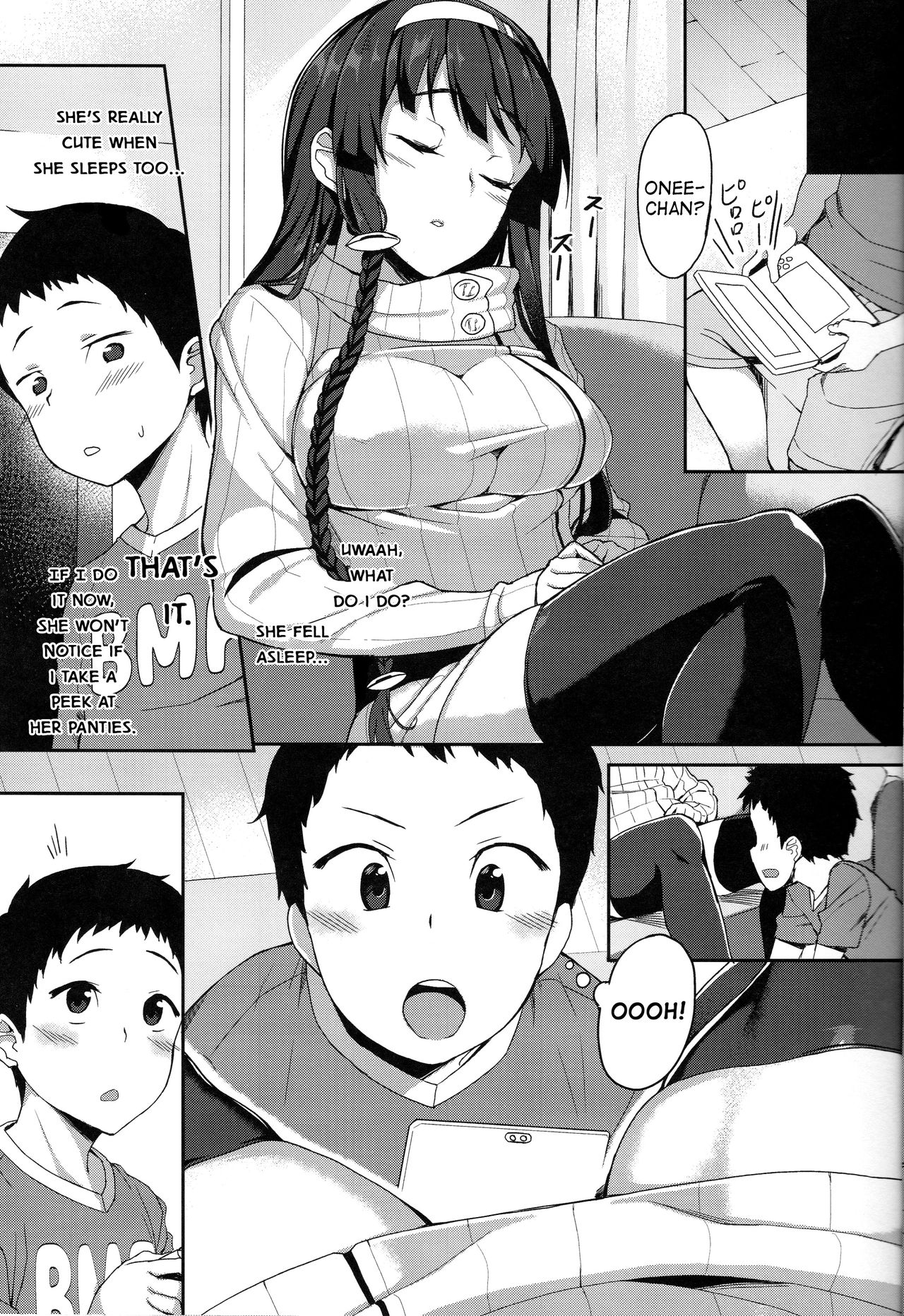 (C90) [Ginshari. (Ishizuchi Ginko)] Onee-chan to Asobou | Let's Play with Onee-chan [English] {Hennojin} page 4 full