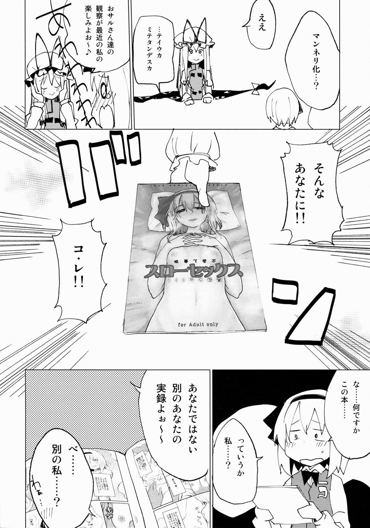 (Gensoukyou Summit 2) [100yenMoFA (Mirino)] Myon Shota 2 -Yukkuri H hen- (Touhou Project) page 5 full